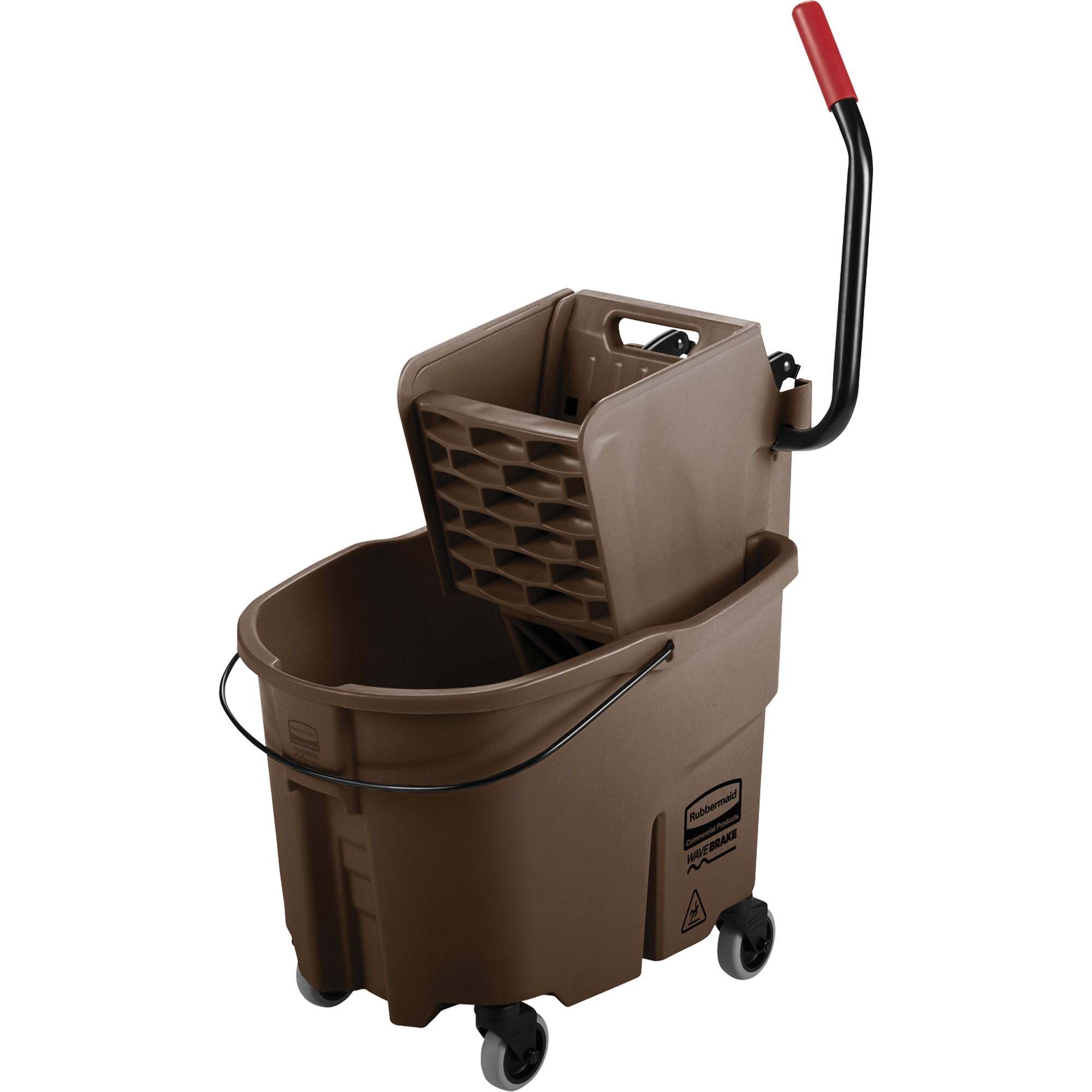 Ensemble de seau pour vadrouille et essoreuse WaveBrakeMD, Pression latérale, 8,75 gal. US (35 pintes), Brun