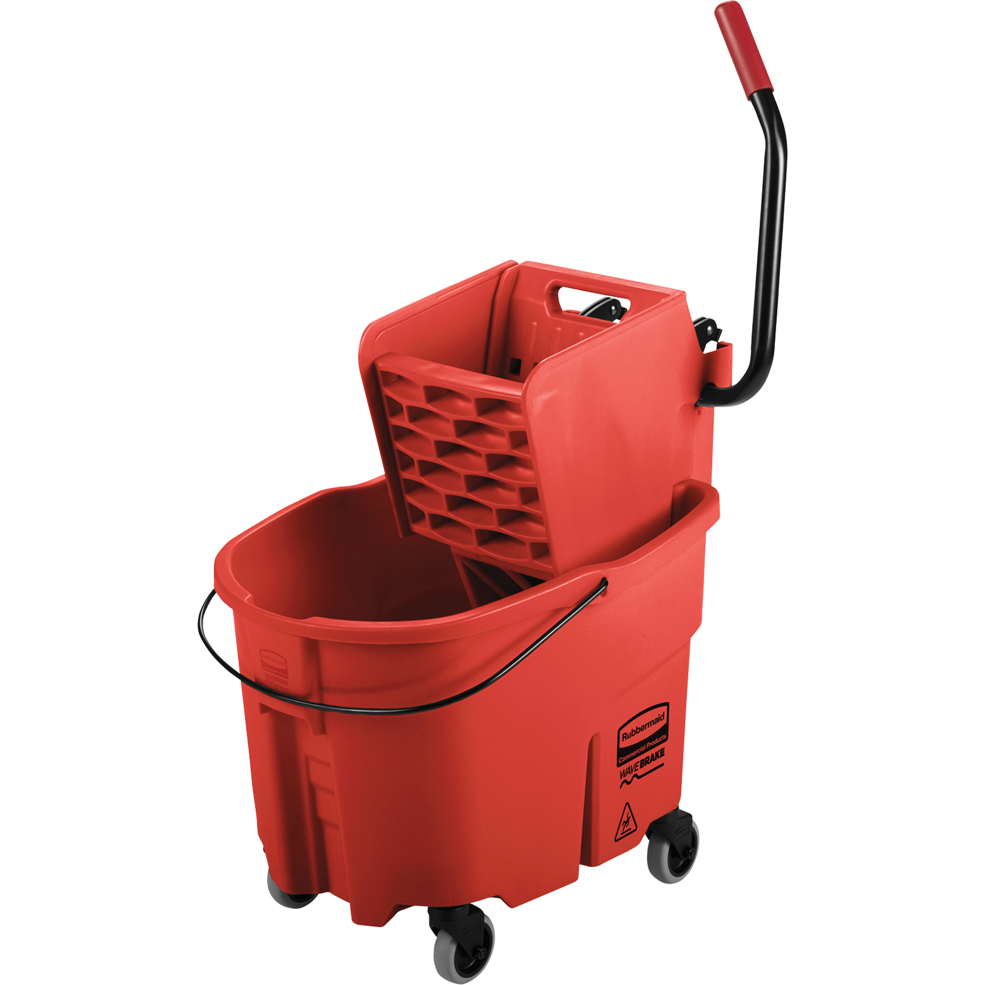 Ensemble de seau pour vadrouille et essoreuse WaveBrakeMD, Pression latérale, 8,75 gal. US (35 pintes), Rouge