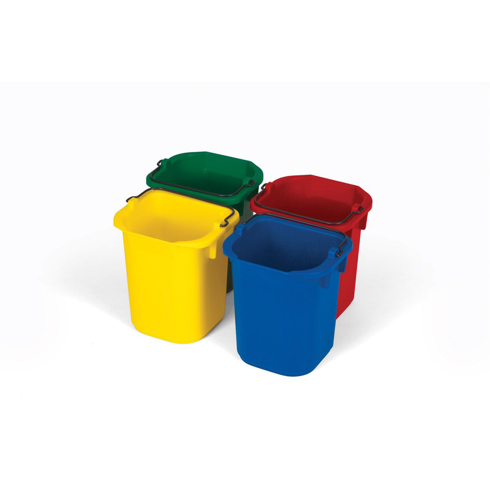 Jeu de seaux de désinfection, Plastique, 1,25 gal.