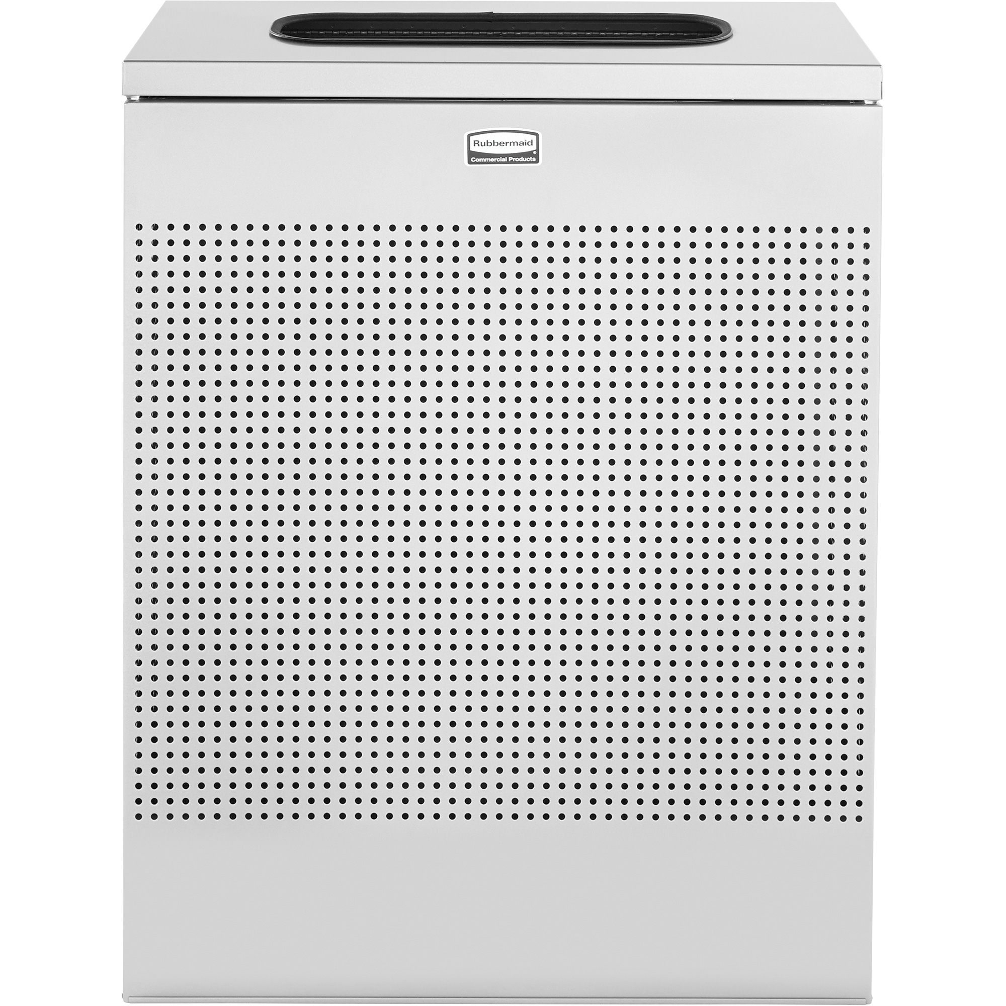 Petite poubelle rectangulaire Silhouette, Acier, 22,5 gal. US