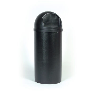 Poubelle ronde classique MarshalMD, Polyéthylène, 25 gal. US