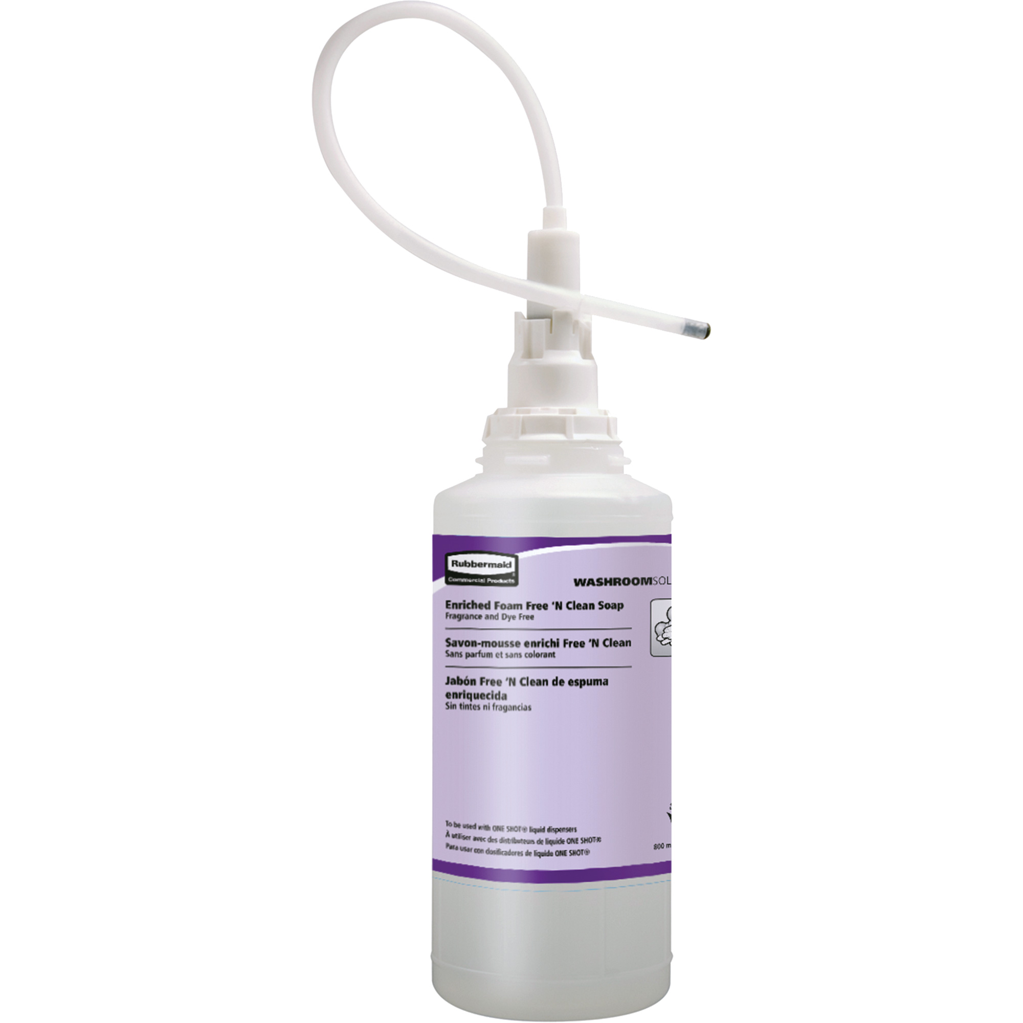 Recharge de savon mousse sans parfum ni colorant pour les mains OneShotMD, Mousse, 800 ml, Sans parfum