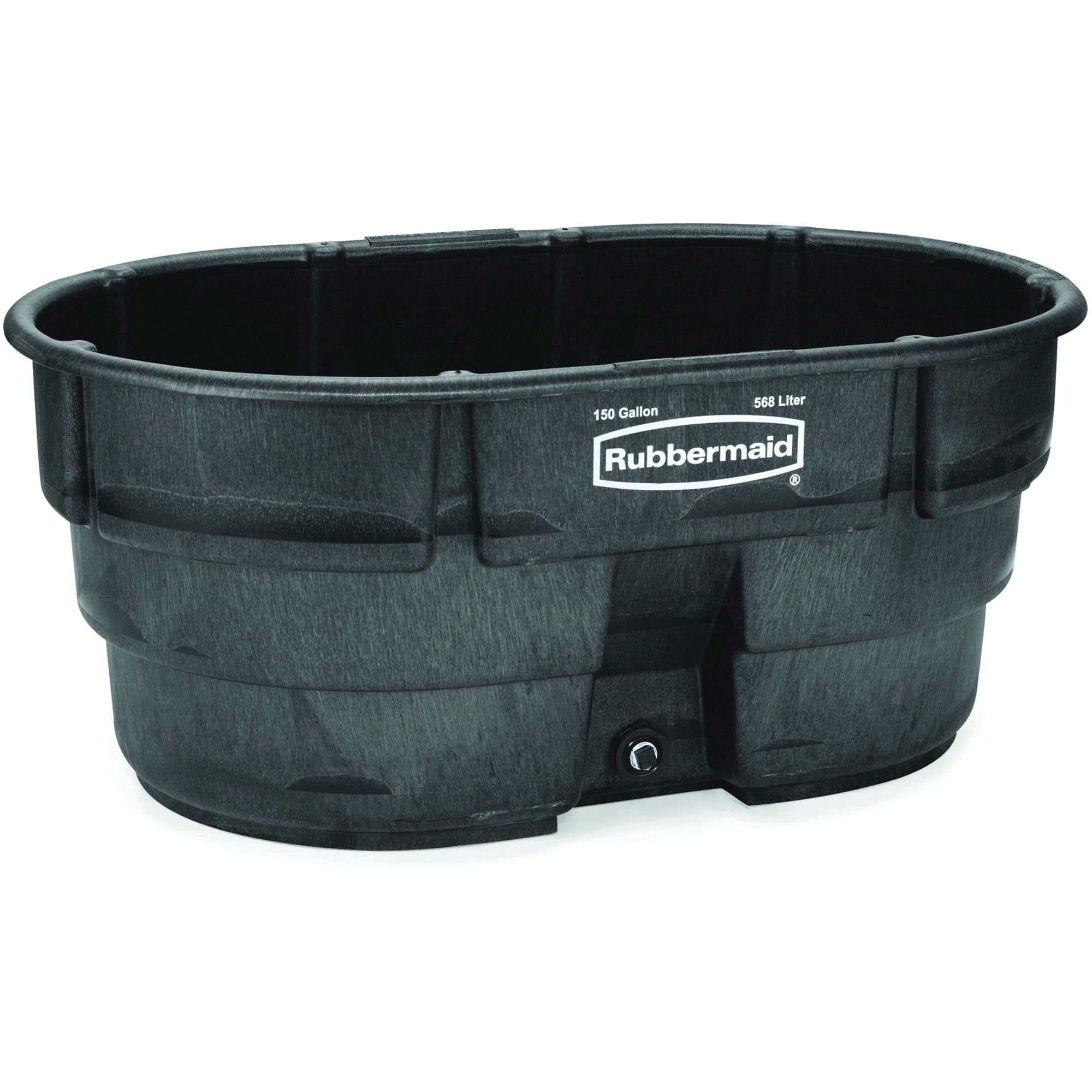 Réservoir de stockage, 39" p x 58" la x 25" h, Capacité 1200 lb, Noir