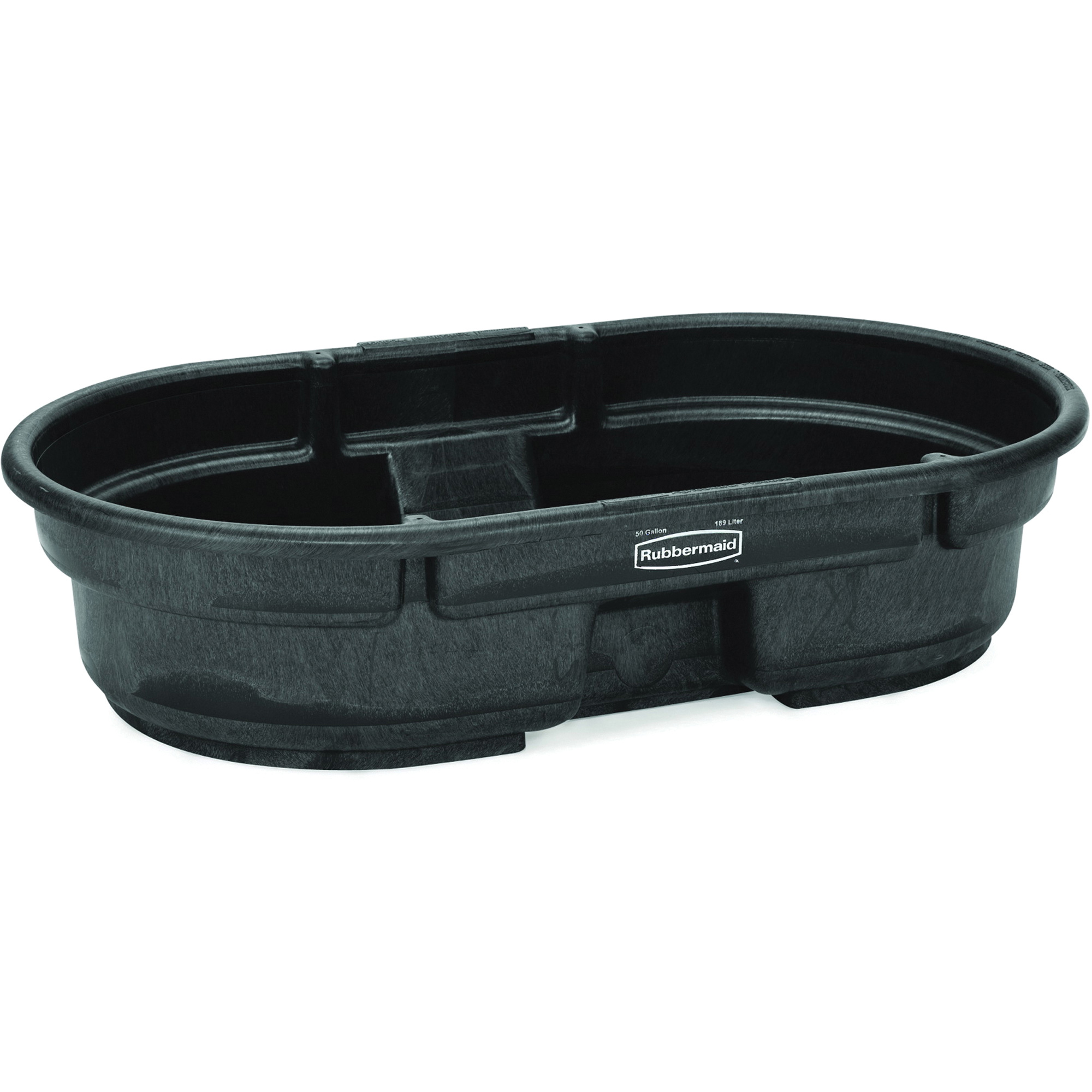 Réservoir de stockage, 40" p x 51,6" la x 12" h, Capacité 400 lb, Noir