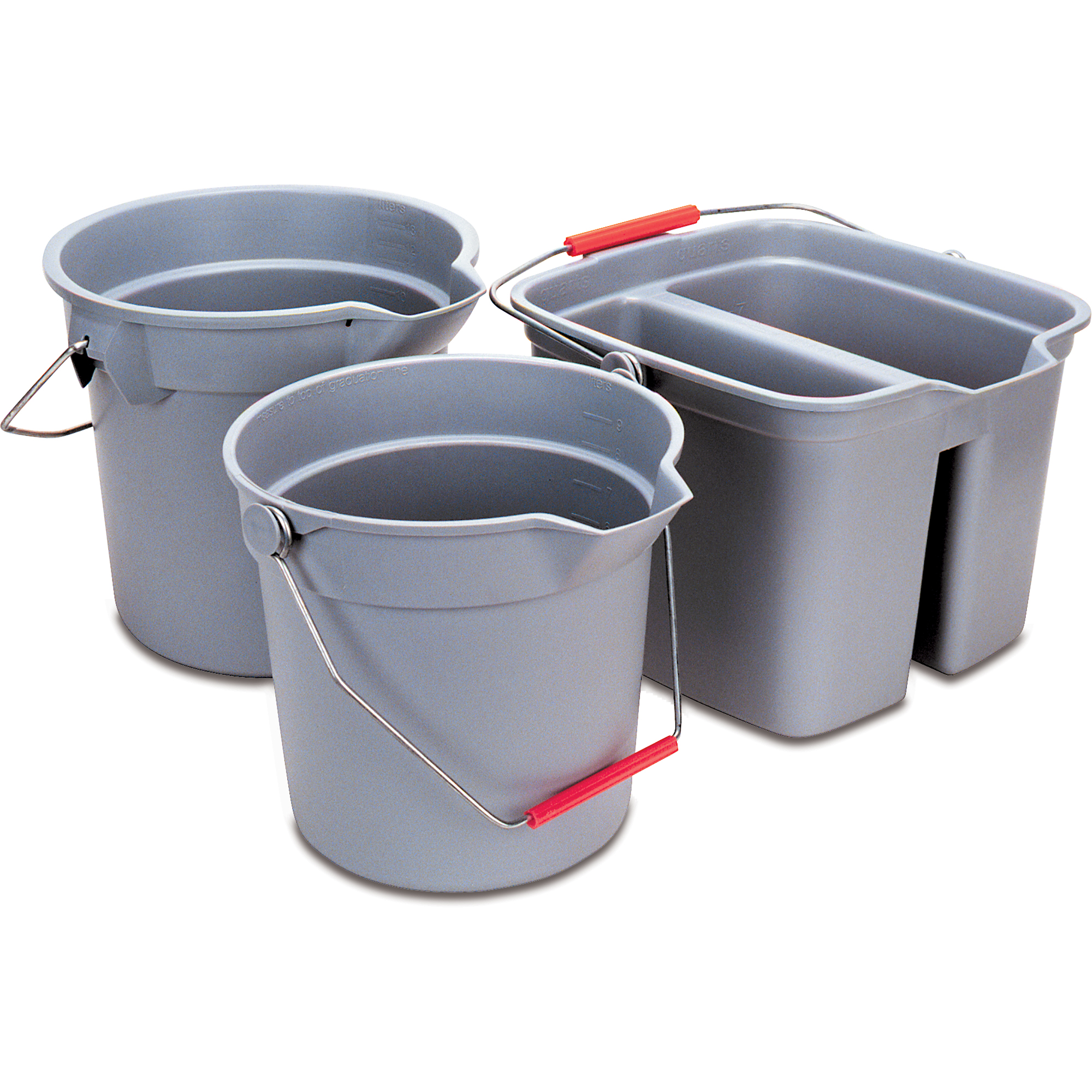 Seau BruteMD, Capacité de 3.5 gal. US (14 pintes), Gris – Image 2