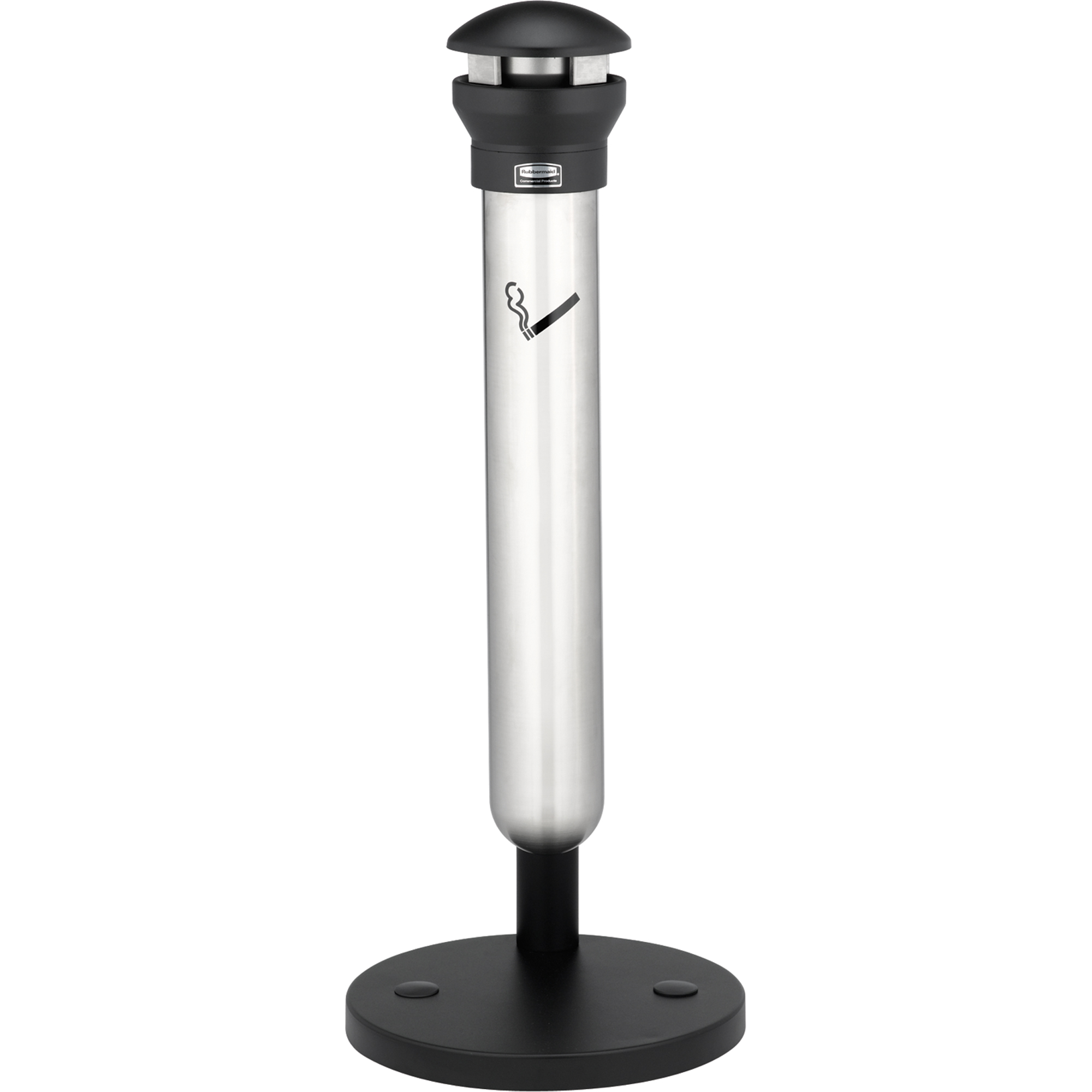 Solutions pour la gestion des mégots de cigarettes InfinityMC, Sur pied, Métal, Capacité 1,33 gal./1,33 gal. US, Hauteur 39"