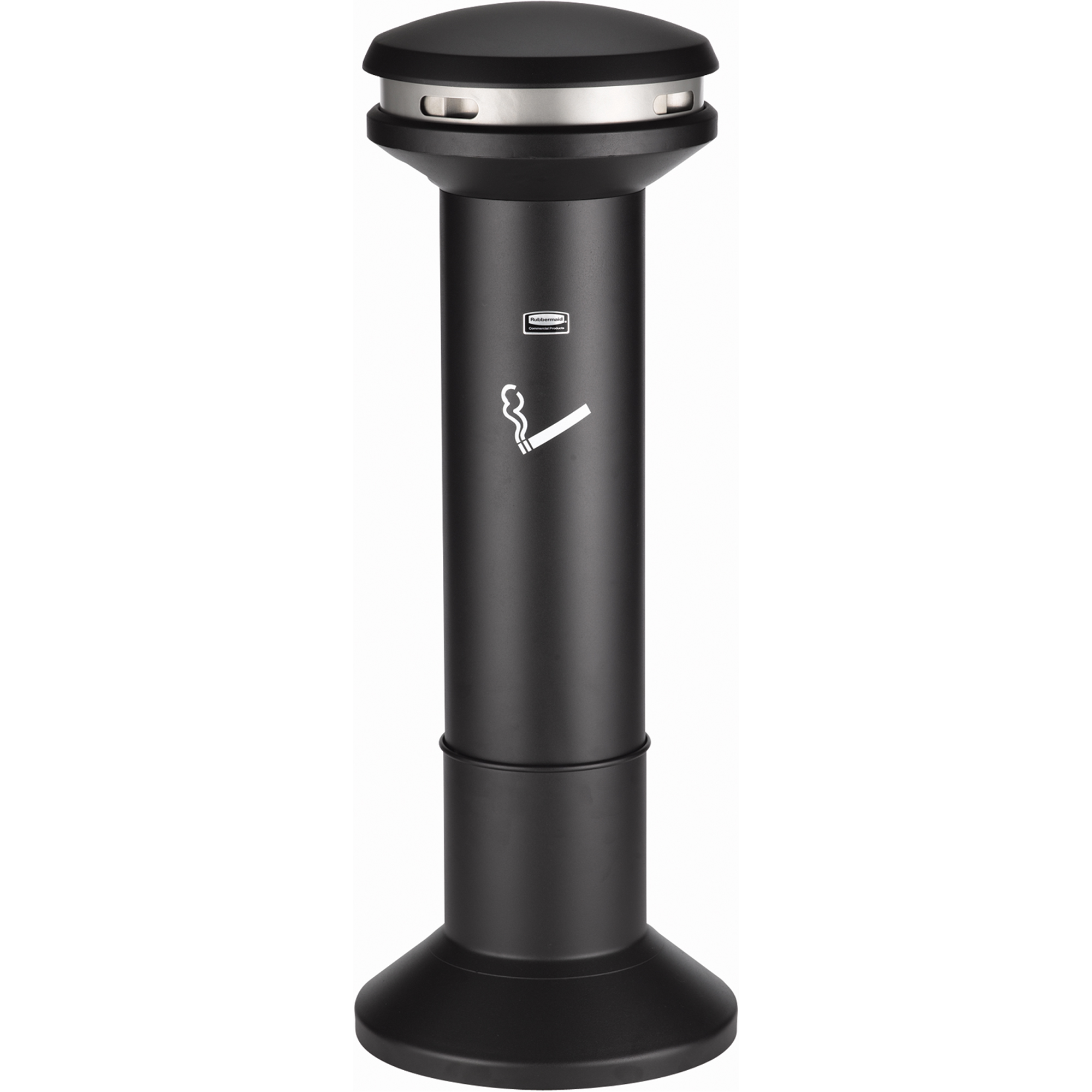 Solutions pour la gestion des mégots de cigarettes InfinityMC, Sur pied, Métal, Capacité 6,7 gal., Hauteur 39-4/5"