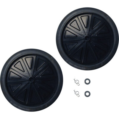 Ensemble de roues de rechange pour socle roulant