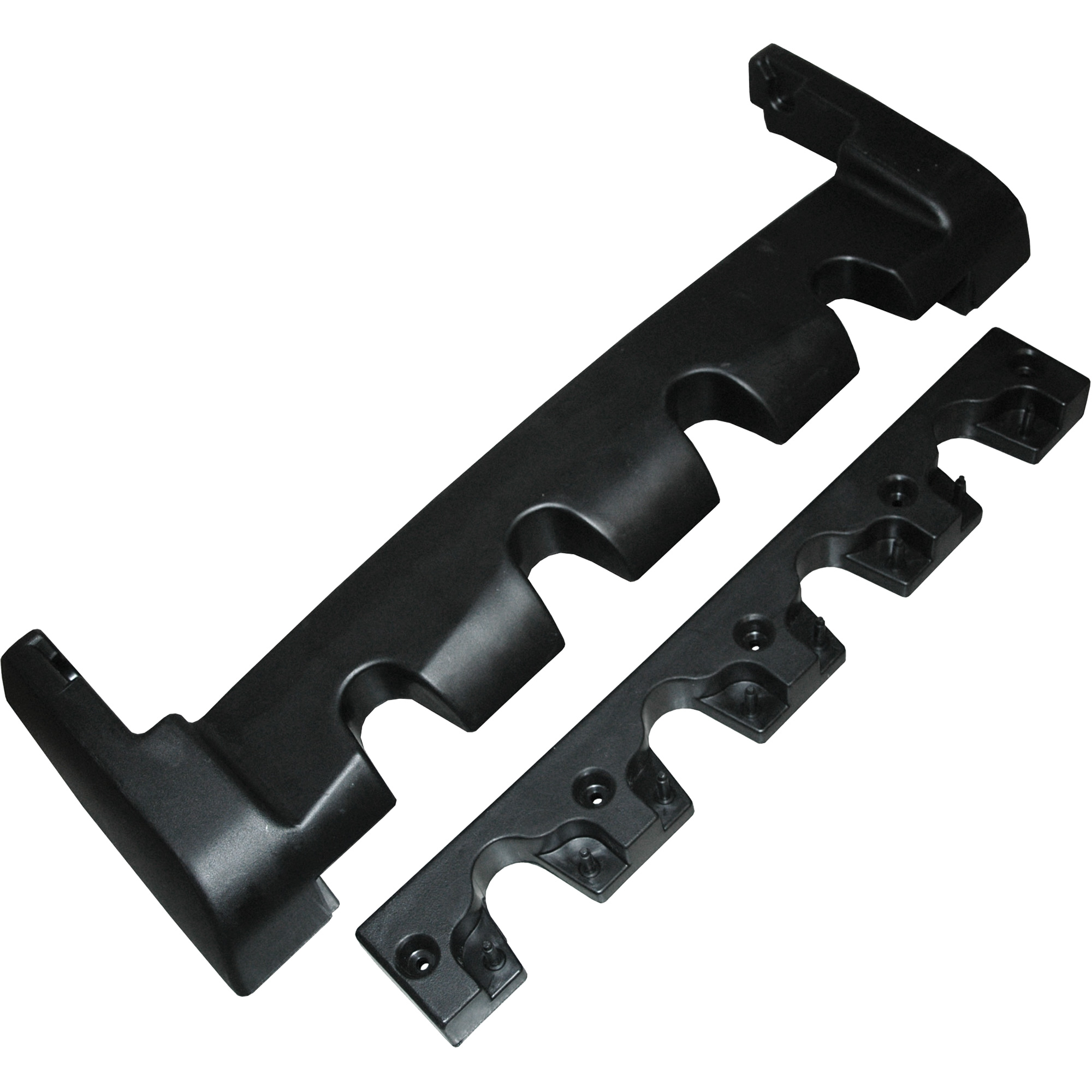 Râtelier à outils en deux pièces pour chariot de nettoyage