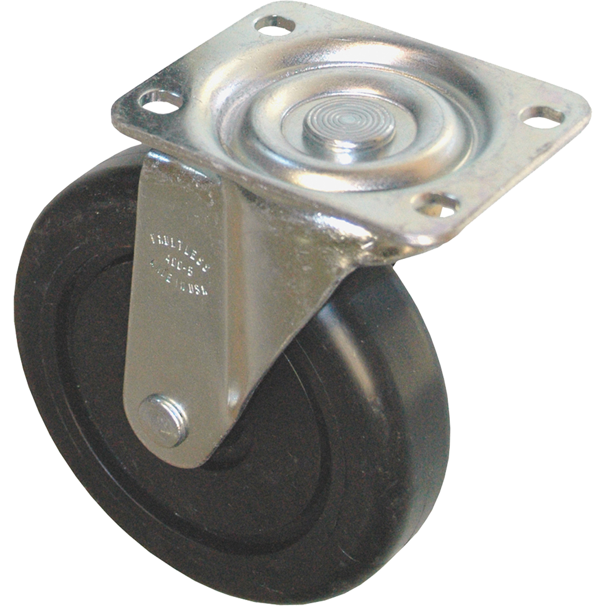 Roulette pivotante pour chariot cube