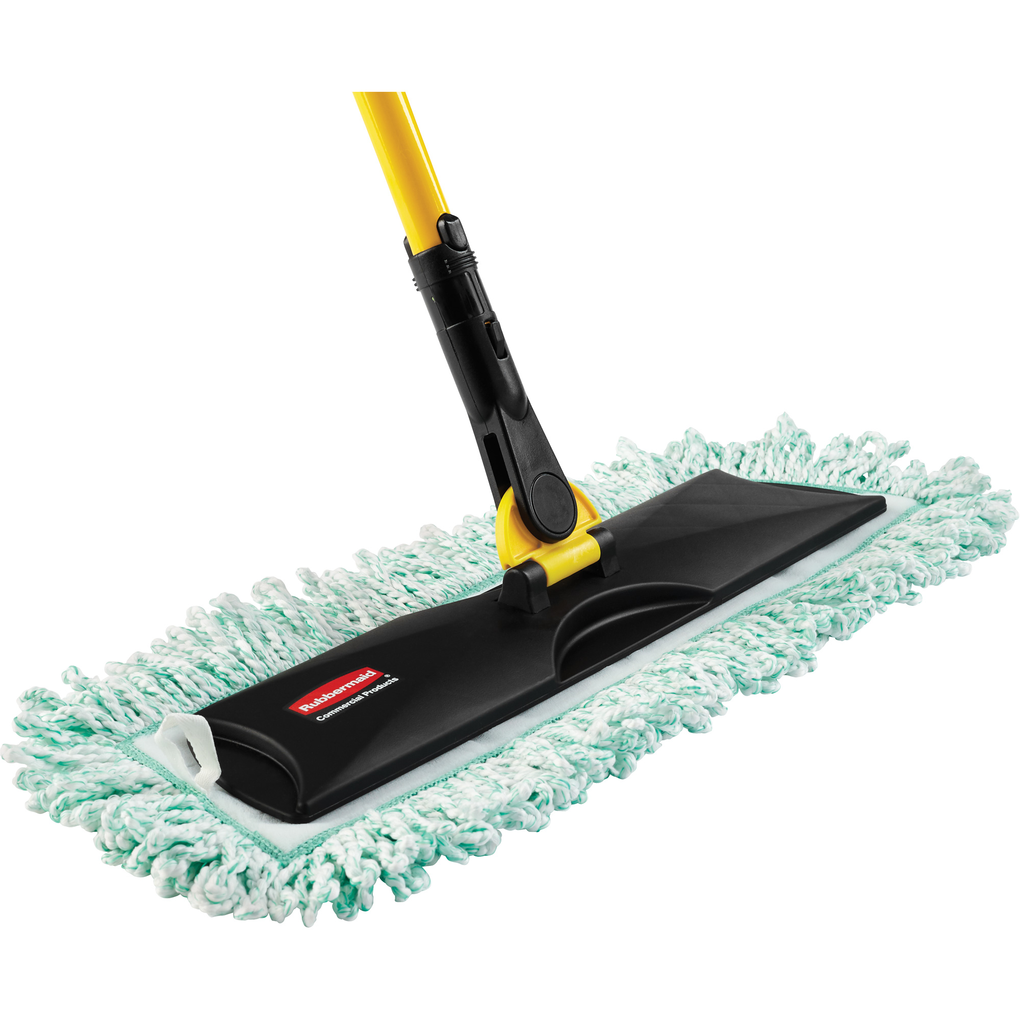 Tampon avec frange pour vadrouille à épousseter HygenMC, Style Boucles et crochets, Microfibre, 52" lo x 9" la – Image 2