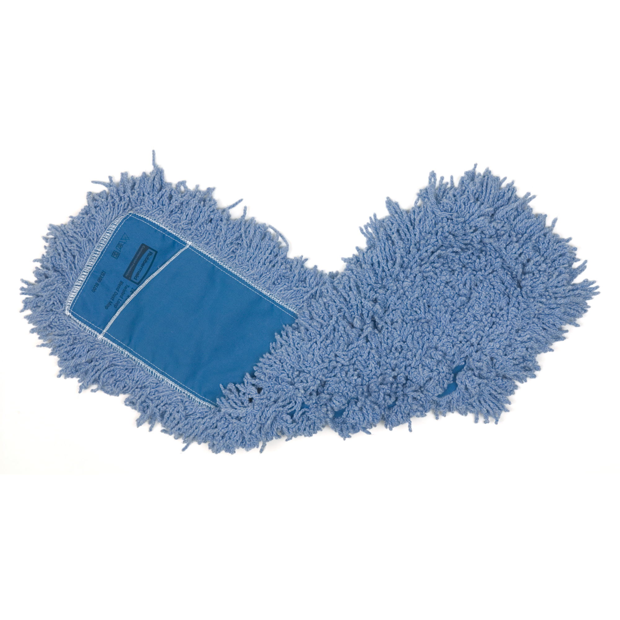Vadrouille pour épousseter avec franges bouclées et torsadées, Style À enfiler, Polyester, 24" lo x 5" la