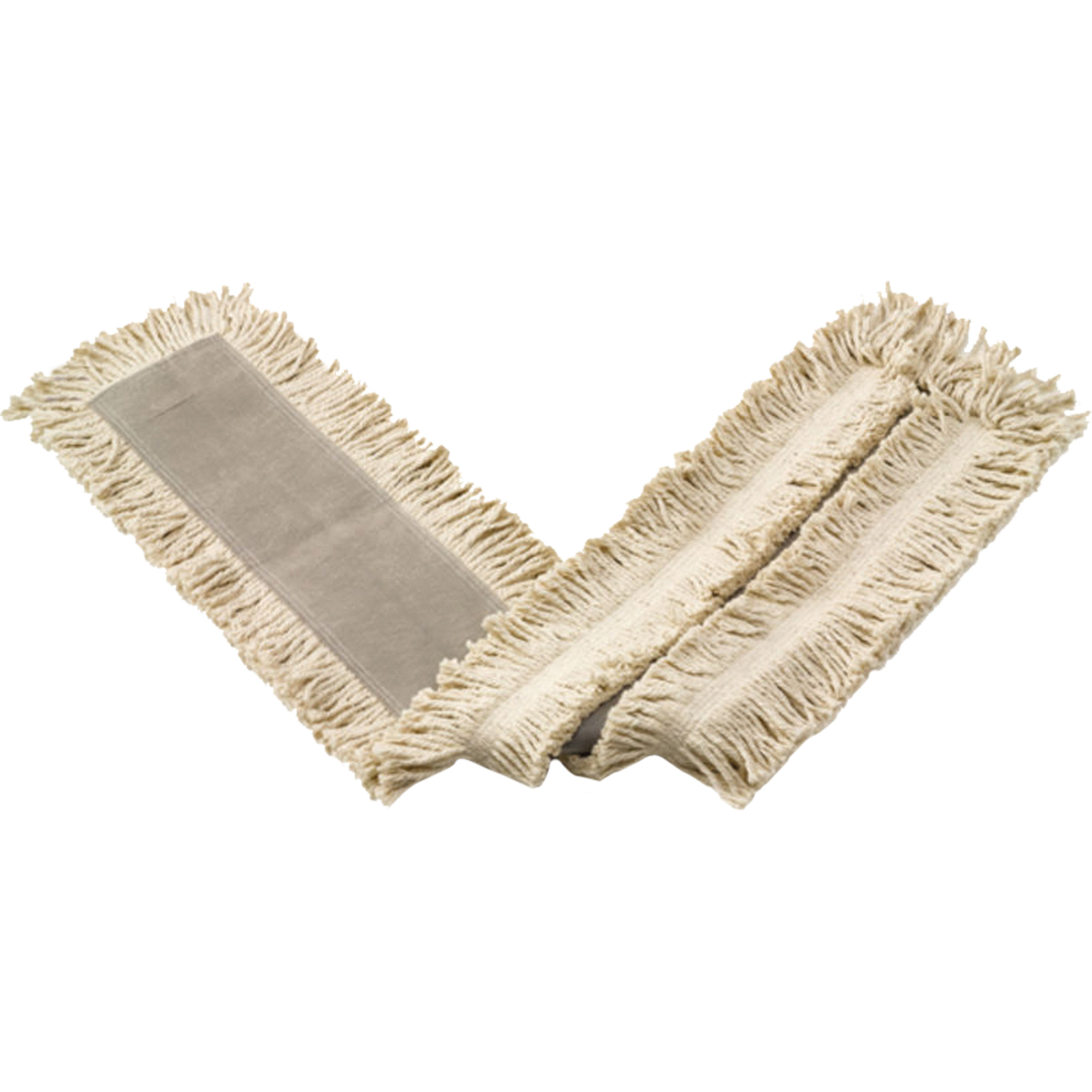 Vadrouilles à épousseter à franges bouclées ou coupées, Style À enfiler, Fil, 24" lo x 5" la