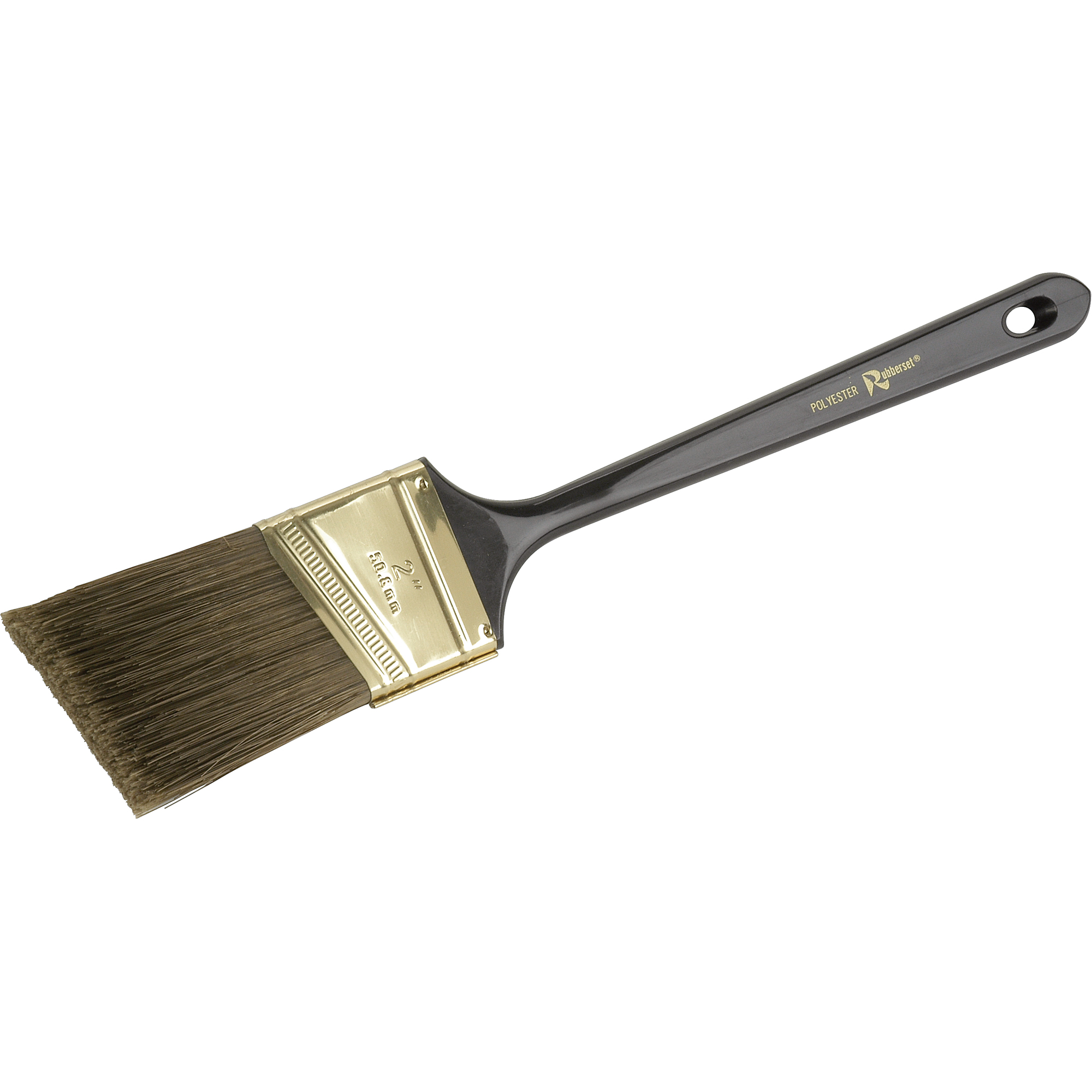 Brosse de pouce à angle 100% One CoatMC, Polyester, Manche Plastique, Largeur de 2"