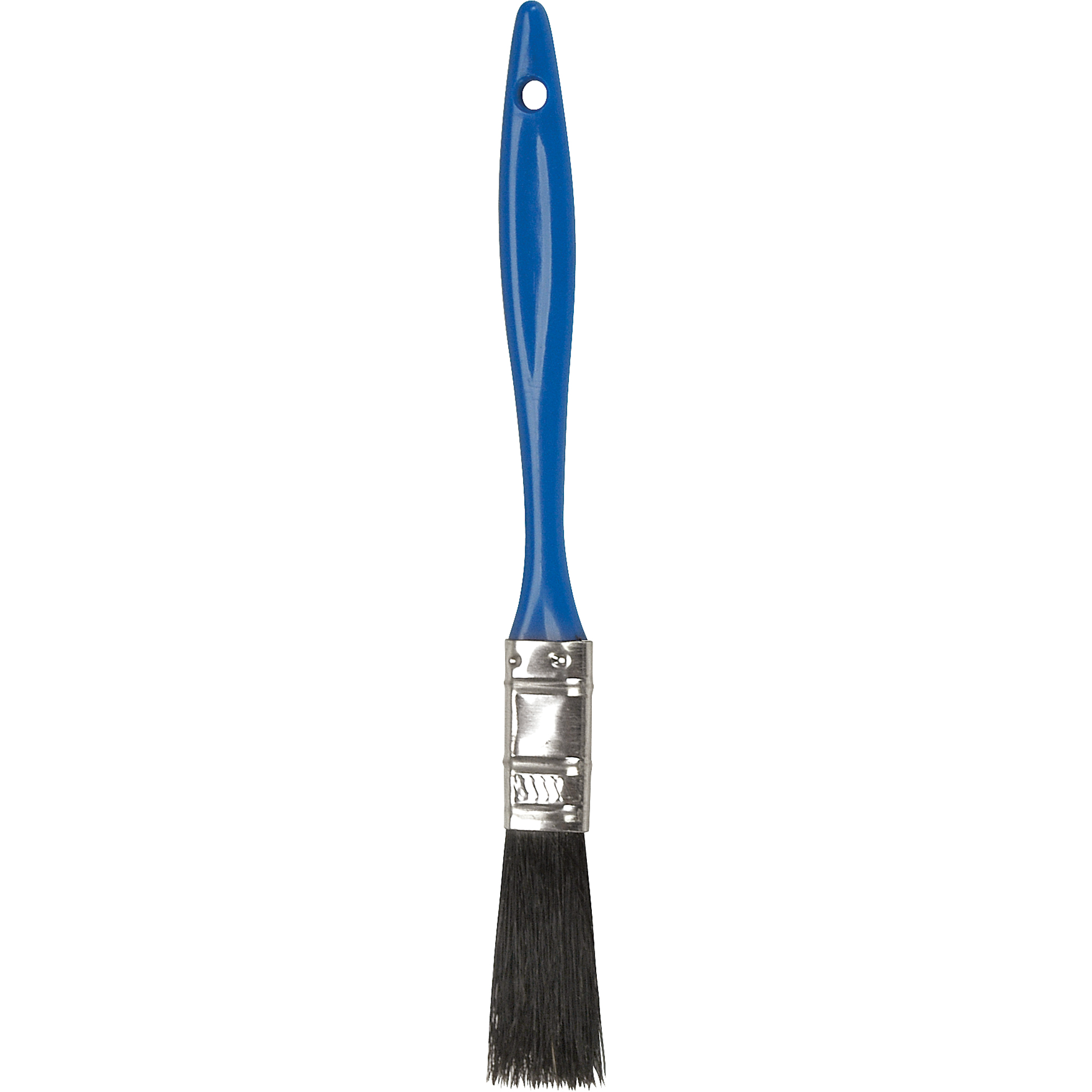 Pinceau de base pour peinture à l'huile, Soies naturelles, Manche Plastique, Largeur de 1/2"
