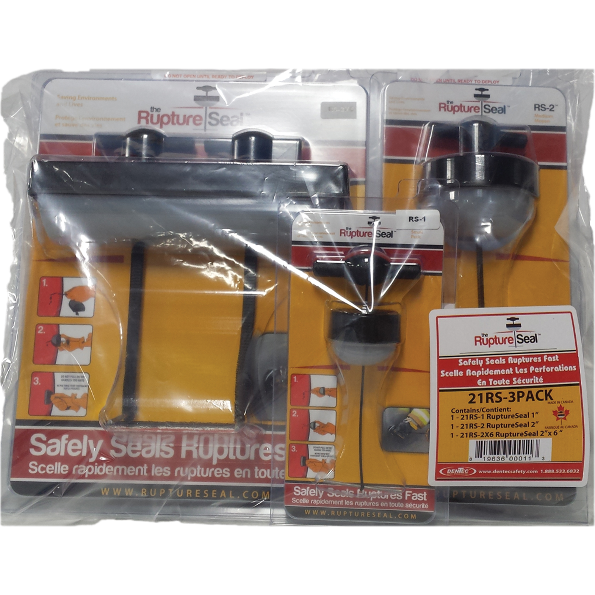 Paquet de 3 joints RuptureSealMC