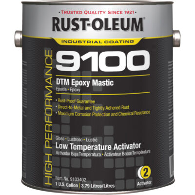 Activateur à basse température pour mastic époxy DTM du système 9100, Gallon