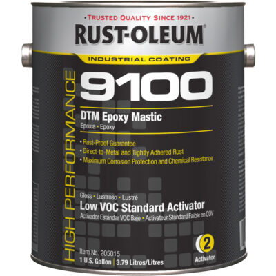 Activateur standard (250 COV) pour mastic époxydique DTM du système 9100, Gallon