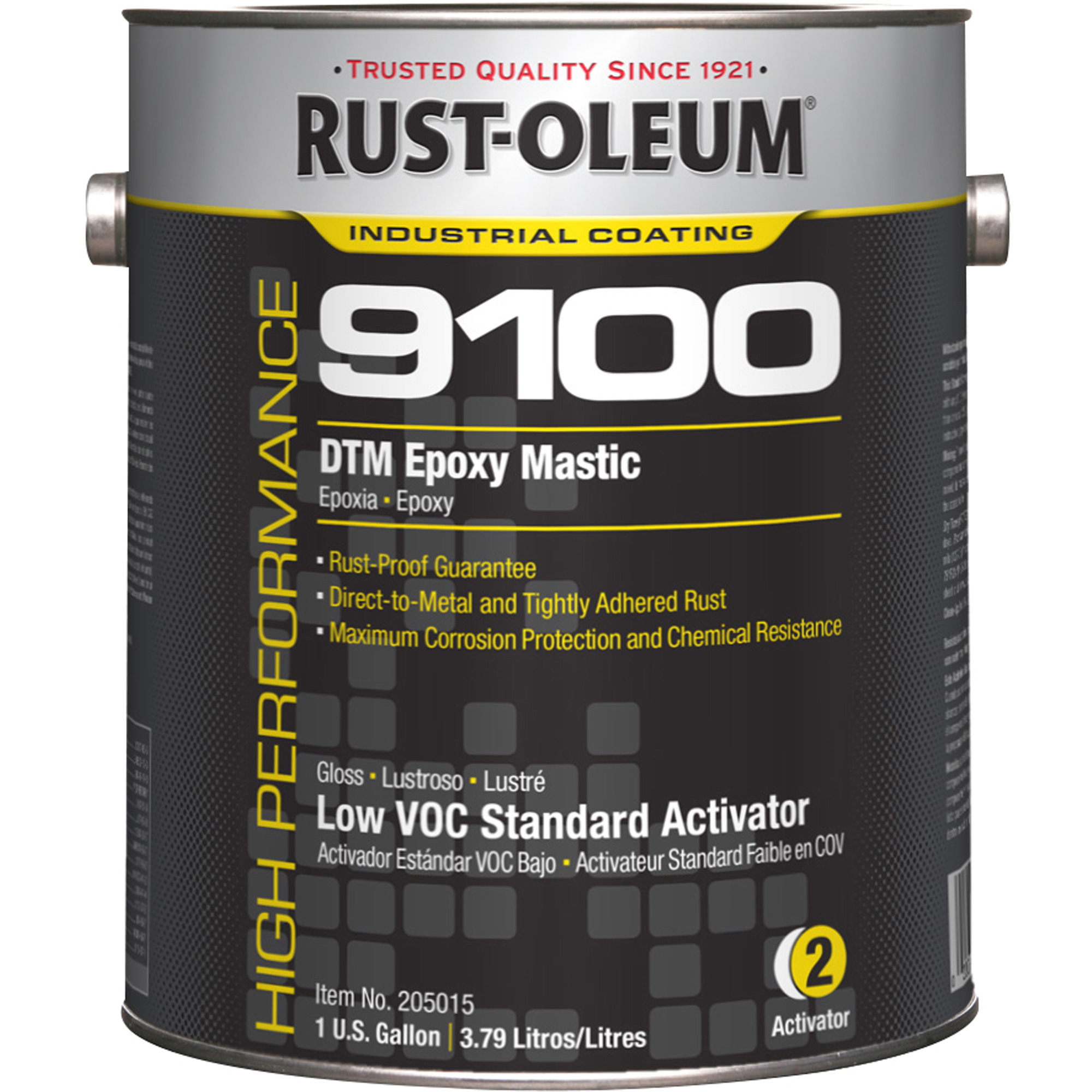 Activateur standard (250 COV) pour mastic époxydique DTM du système 9100, Gallon