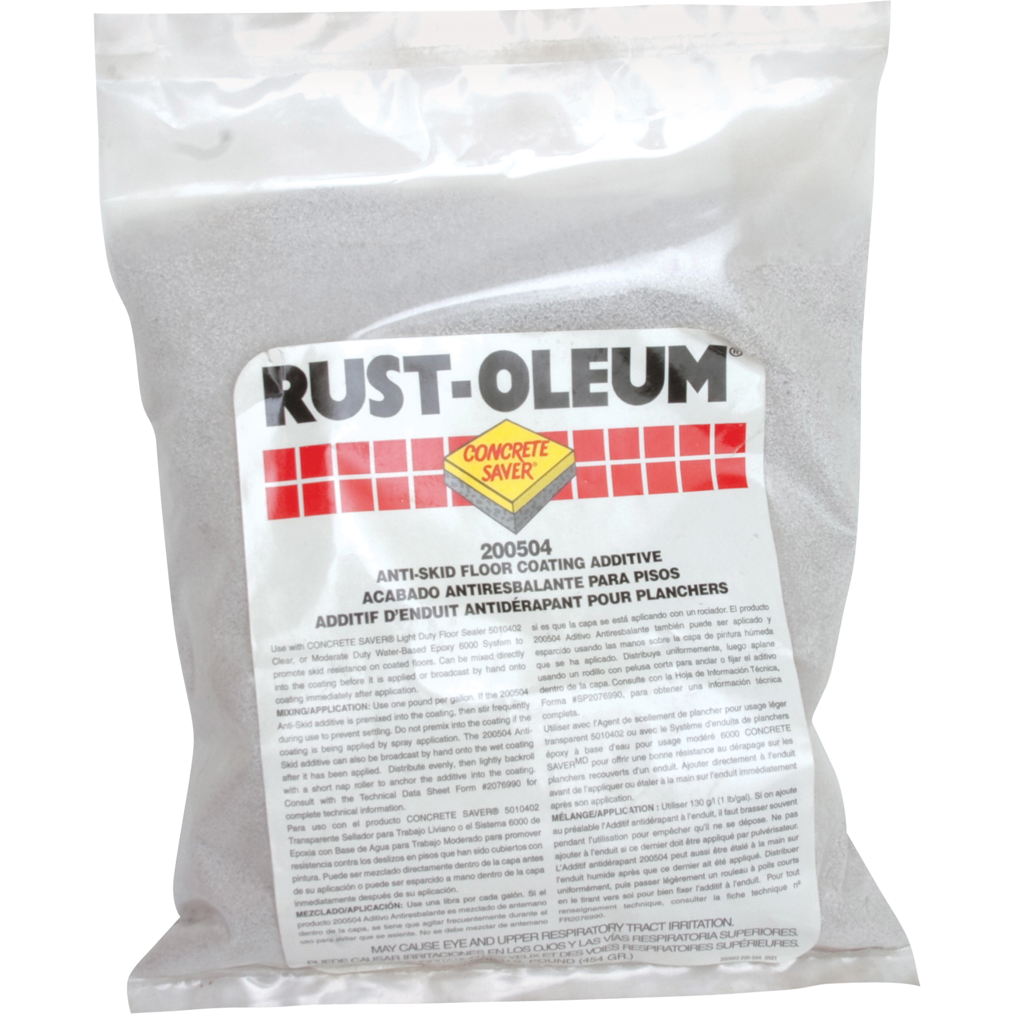 Additif antidérapant pour revêtement de plancher, 1 lb, Sac, Blanc