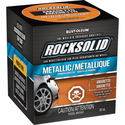 Additifs de poudre métallique RockSolidMD, 60 ml, Bouteille, Amaretto