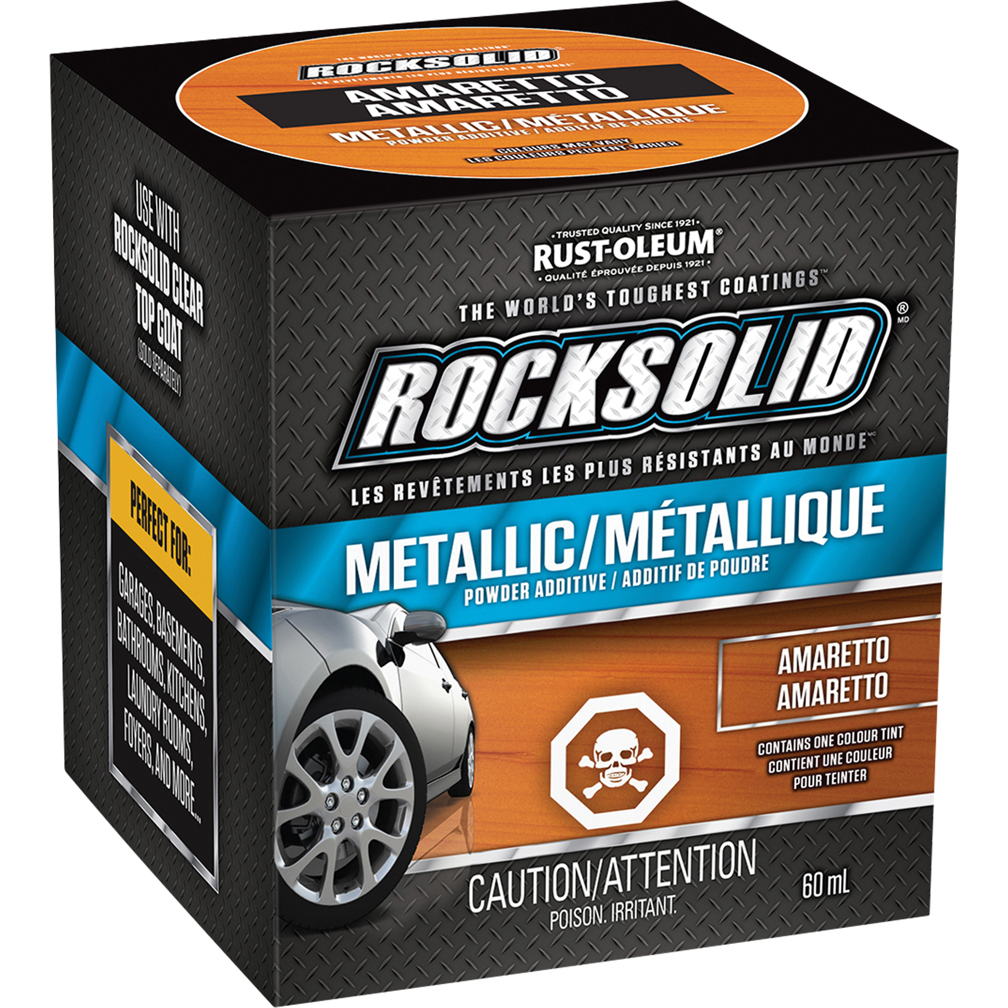 Additifs de poudre métallique RockSolidMD, 60 ml, Bouteille, Amaretto