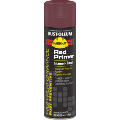 Apprêt-émail en aérosol du système V2100, Rouge, Mat, 15 oz, Canette aérosol