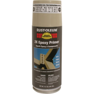 Apprêt époxydique 2K à haute performance en aérosol du système V2300, Beige, 14 oz, Canette aérosol