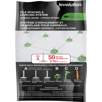 Cales d'espacement universelles Miracle SealantsMD Levolution