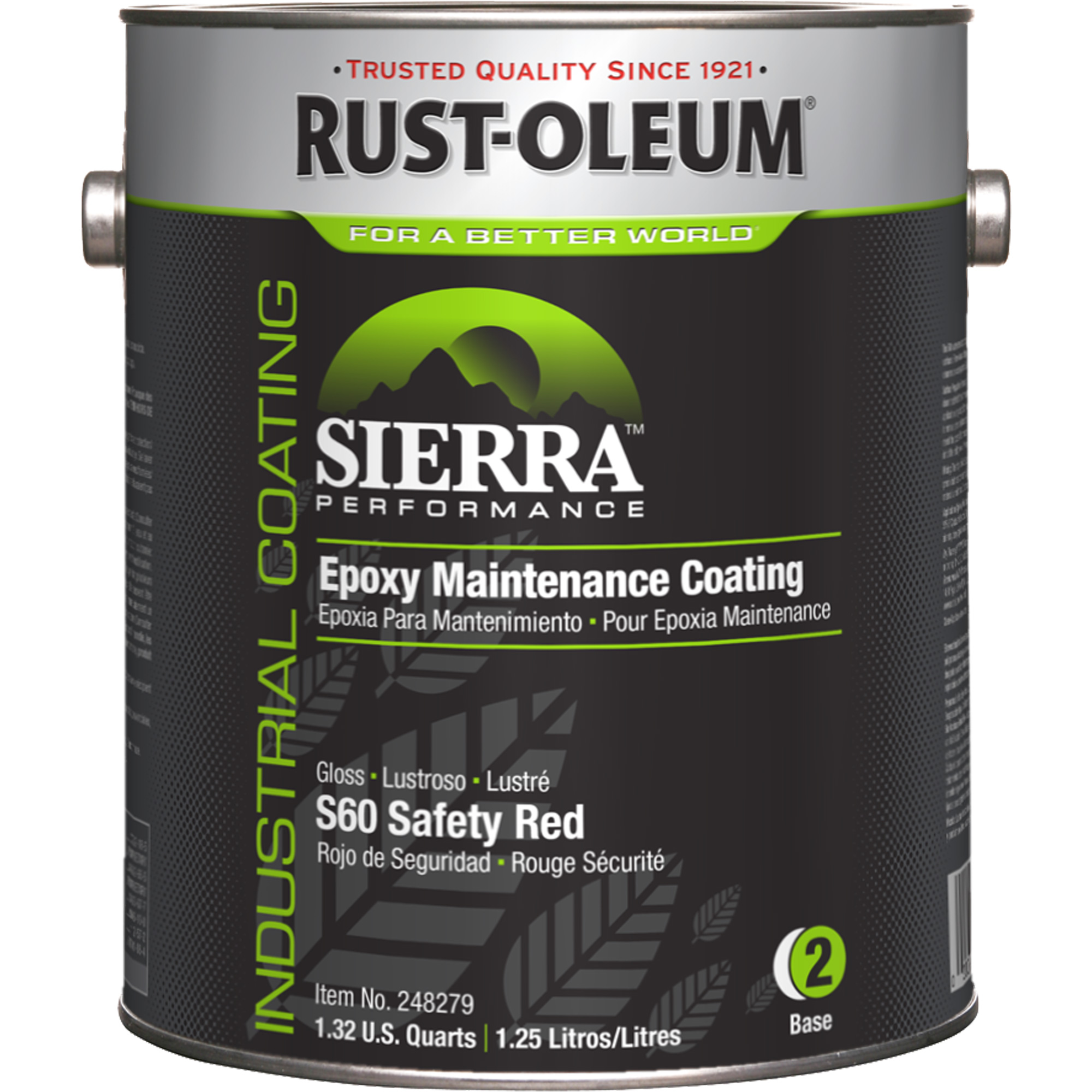 Composant de base du revêtement d’entretien pour plancher Sierra PerformanceMC S60, 1 gal., À l'eau, Brillant, Rouge