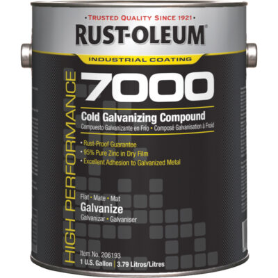 Composé de galvanisation à froid performant du système 7200, Gallon