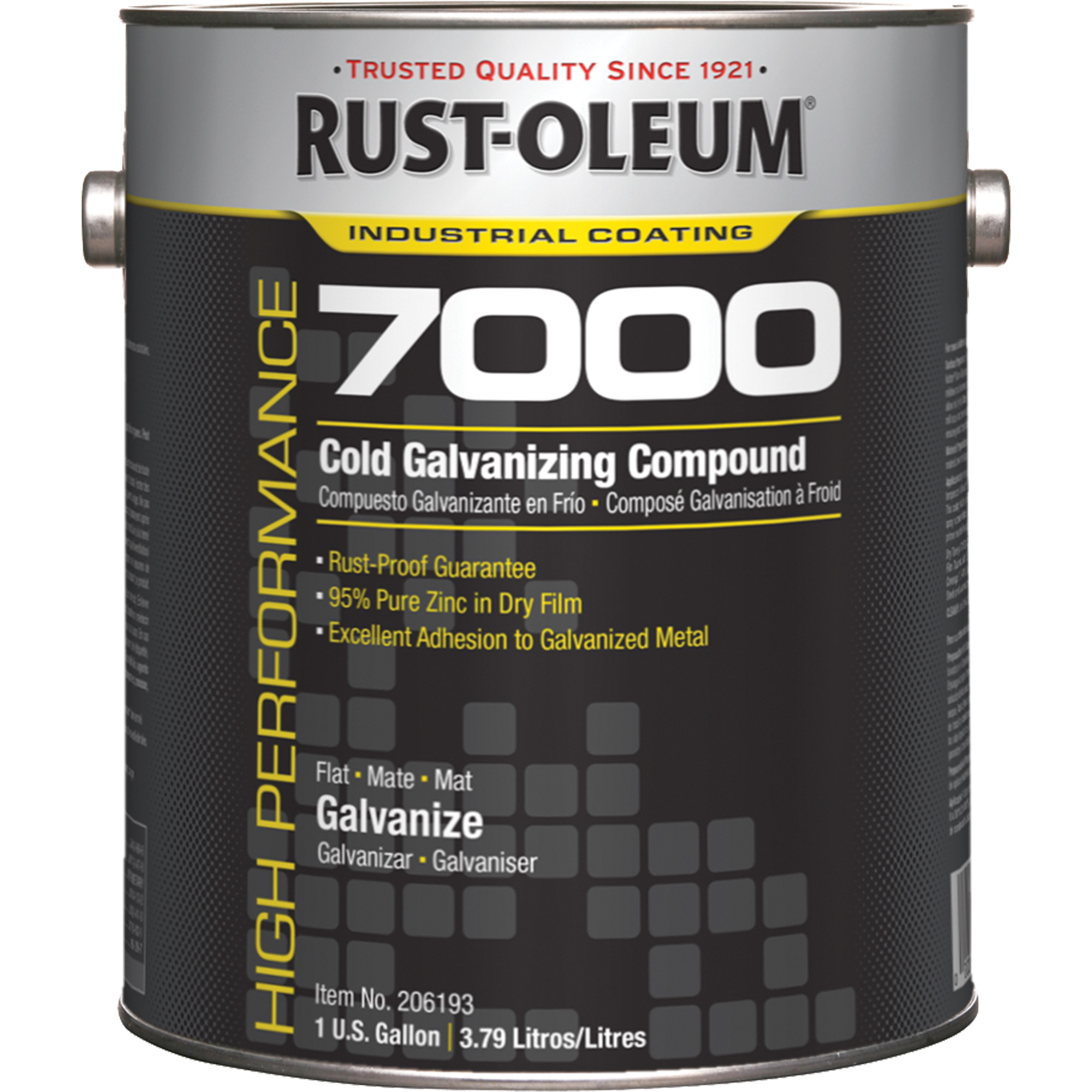 Composé de galvanisation à froid performant du système 7200, Gallon