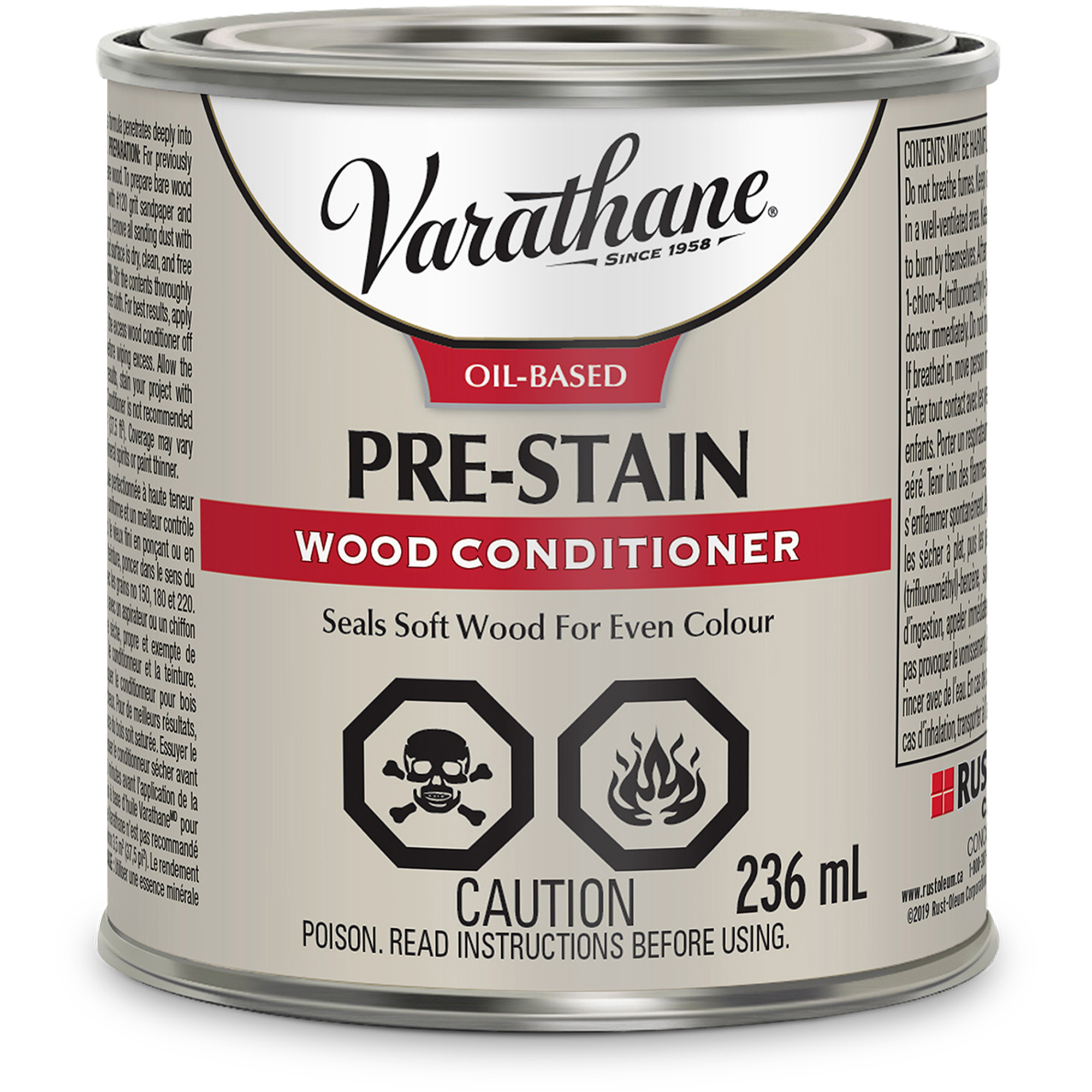 Conditionneur de bois de première qualité VarathaneMD, 236 ml, Transparent, Transparent