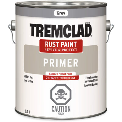Couche de base antirouille TremcladMD, Gris, Très mat, 3,78 L, Gallon