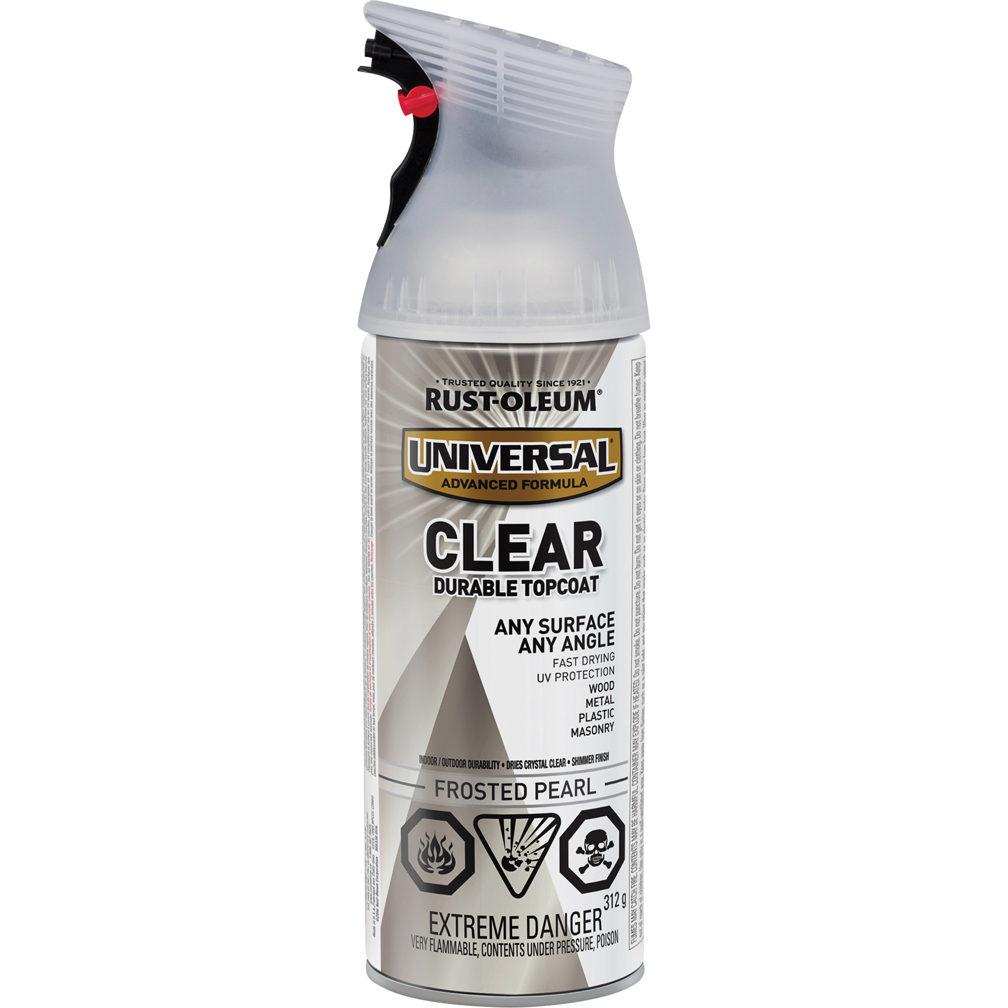 Couche de finition durable Universal, 312 g, Canette aérosol, Perle givrée