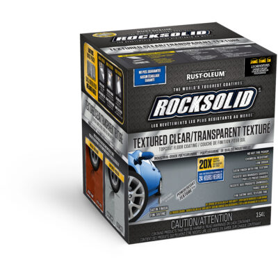 Couche de finition RockSolidMD, Satin/Texturé, Transparent