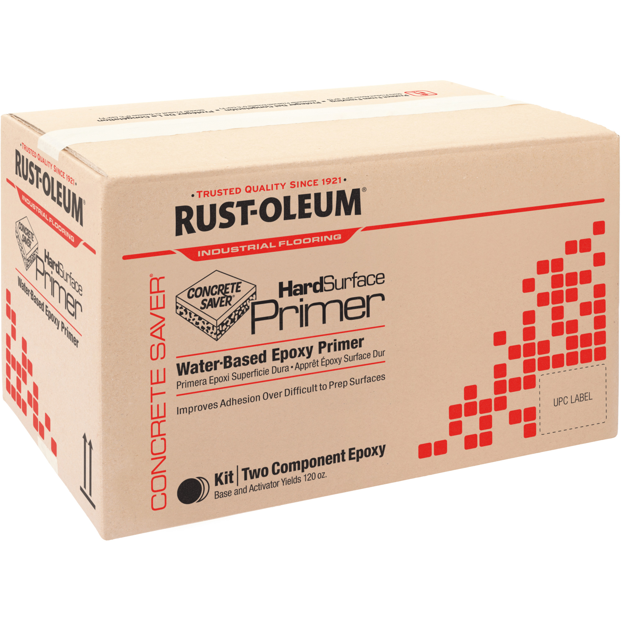 Couche de fond pour surface rigide, 1 gal., Époxy, Très mat, Gris