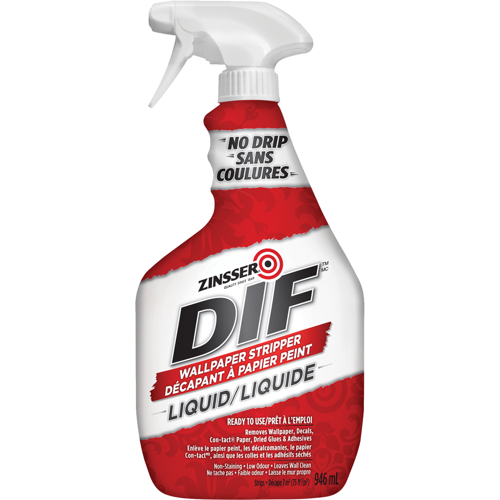 Décapant à papier peint à action rapide DIFMD, 946 ml, Bouteille à gâchette