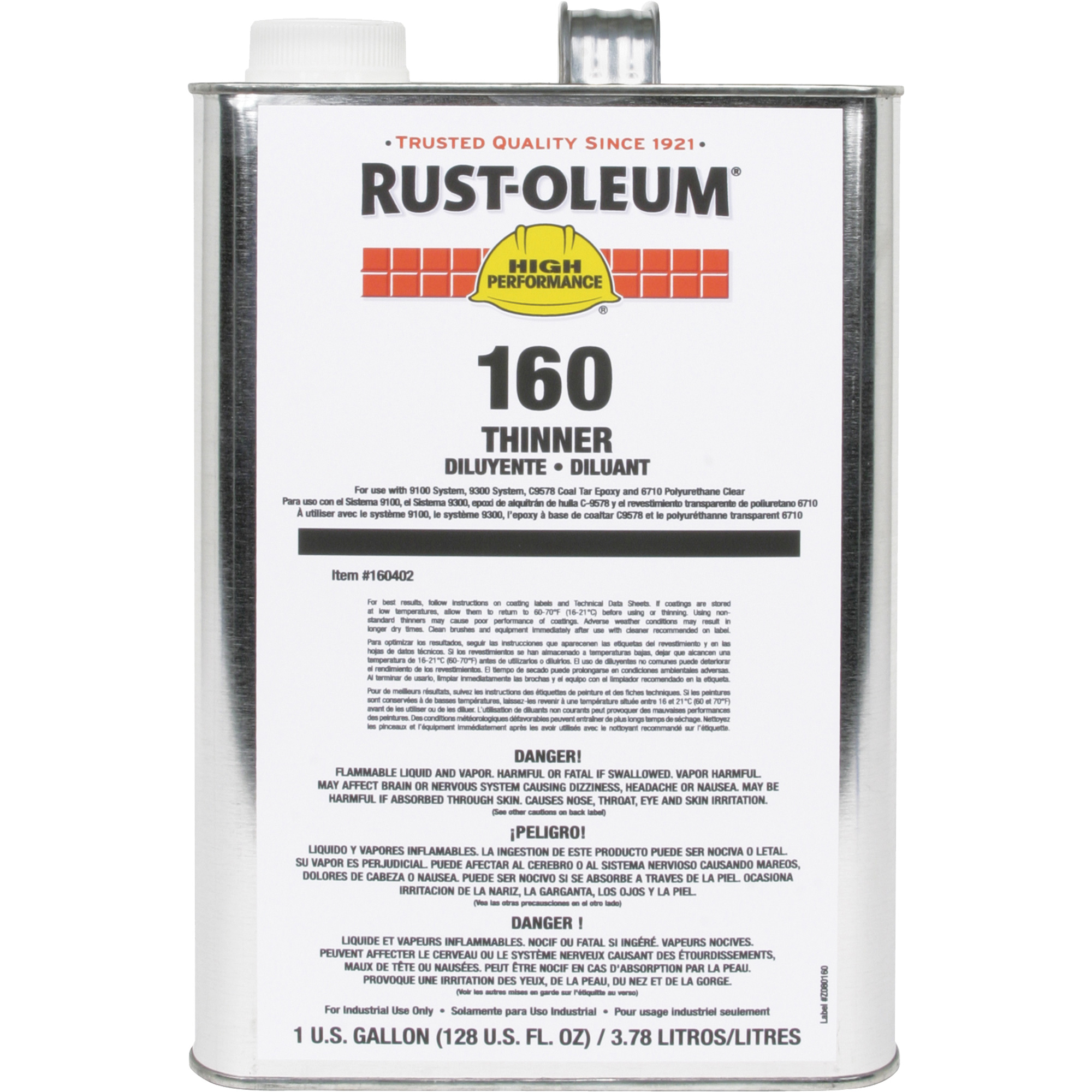 Diluant à peinture, Gallon, 1 gal.
