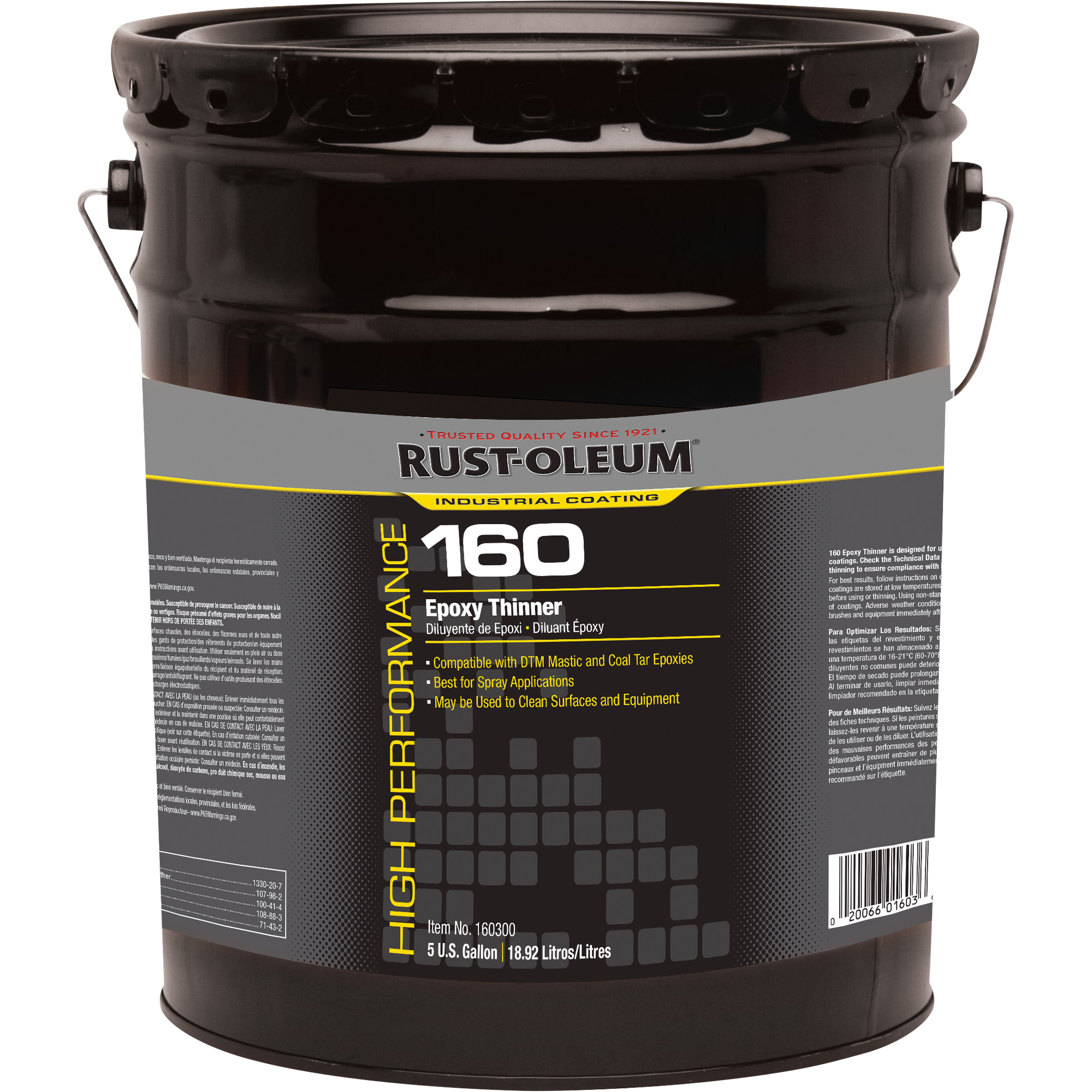 Diluant pour système d'époxy 9100, Seau, 5 gal.