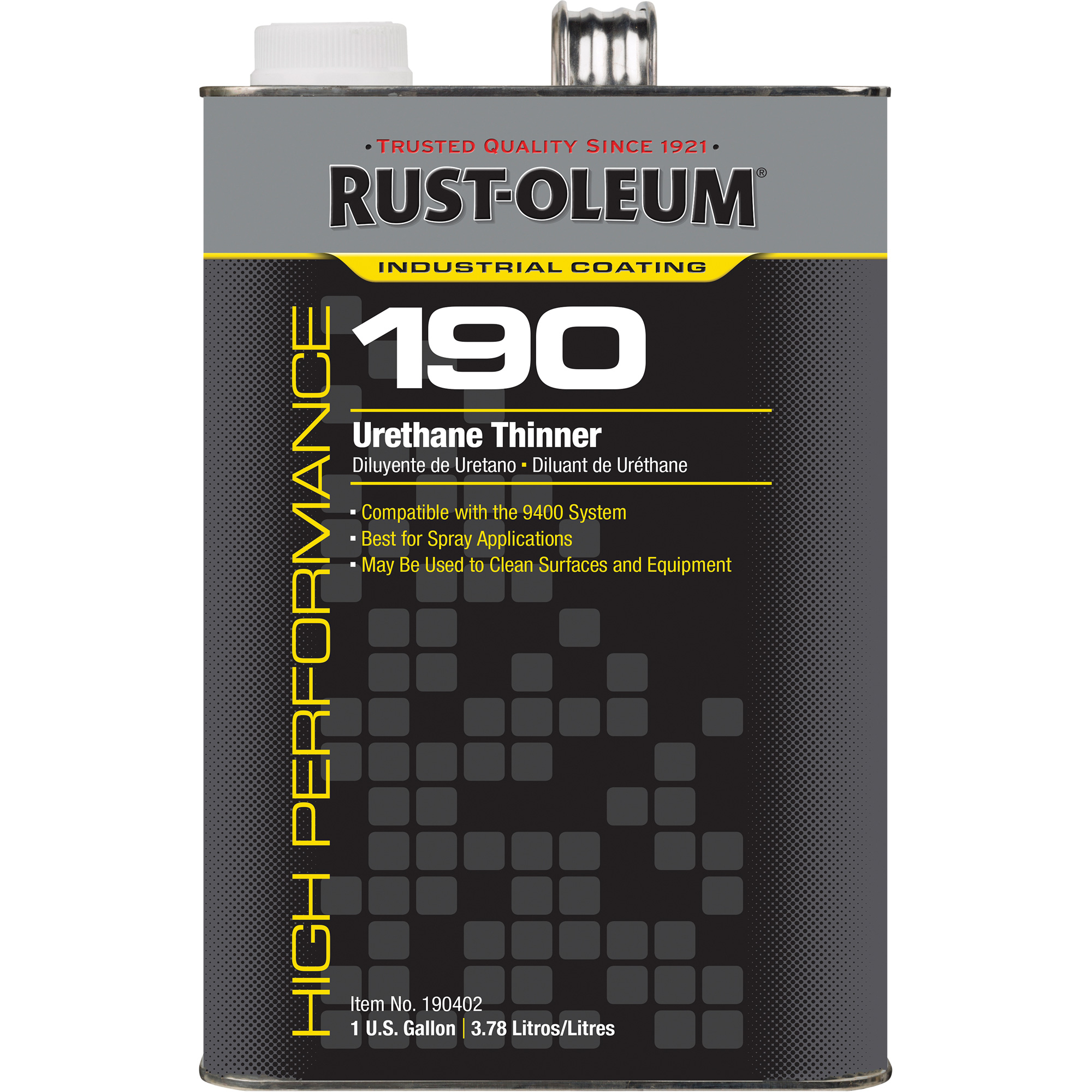 Diluant uréthane 190, Gallon, 1 gal.