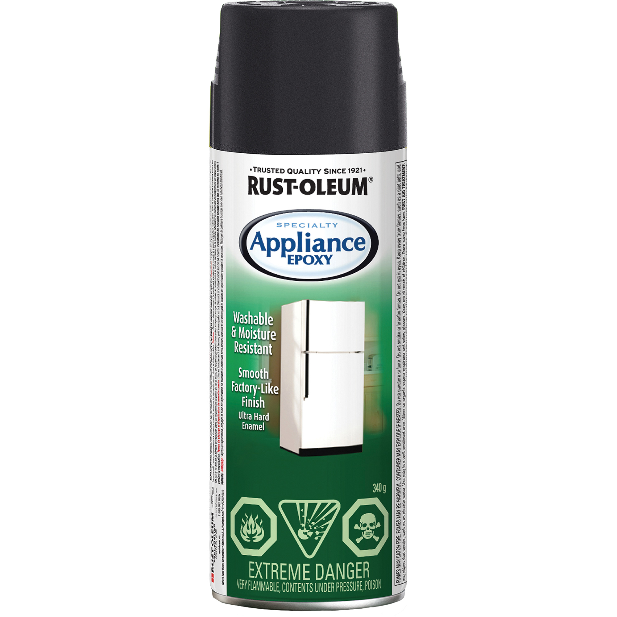 Époxyde pour électroménager spécialisé, Noir, 340 g, Canette aérosol