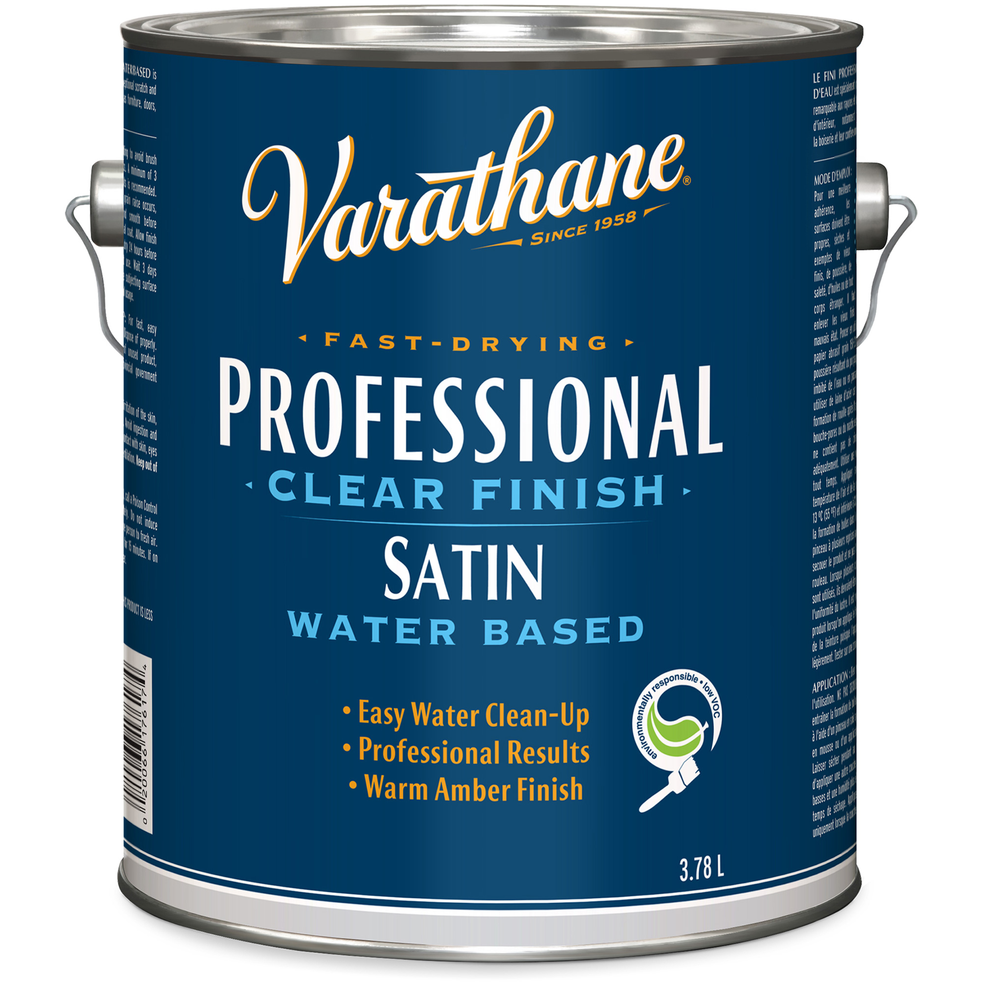 Fini professionnel VarathaneMD, 3,78 L, Transparent, Satin