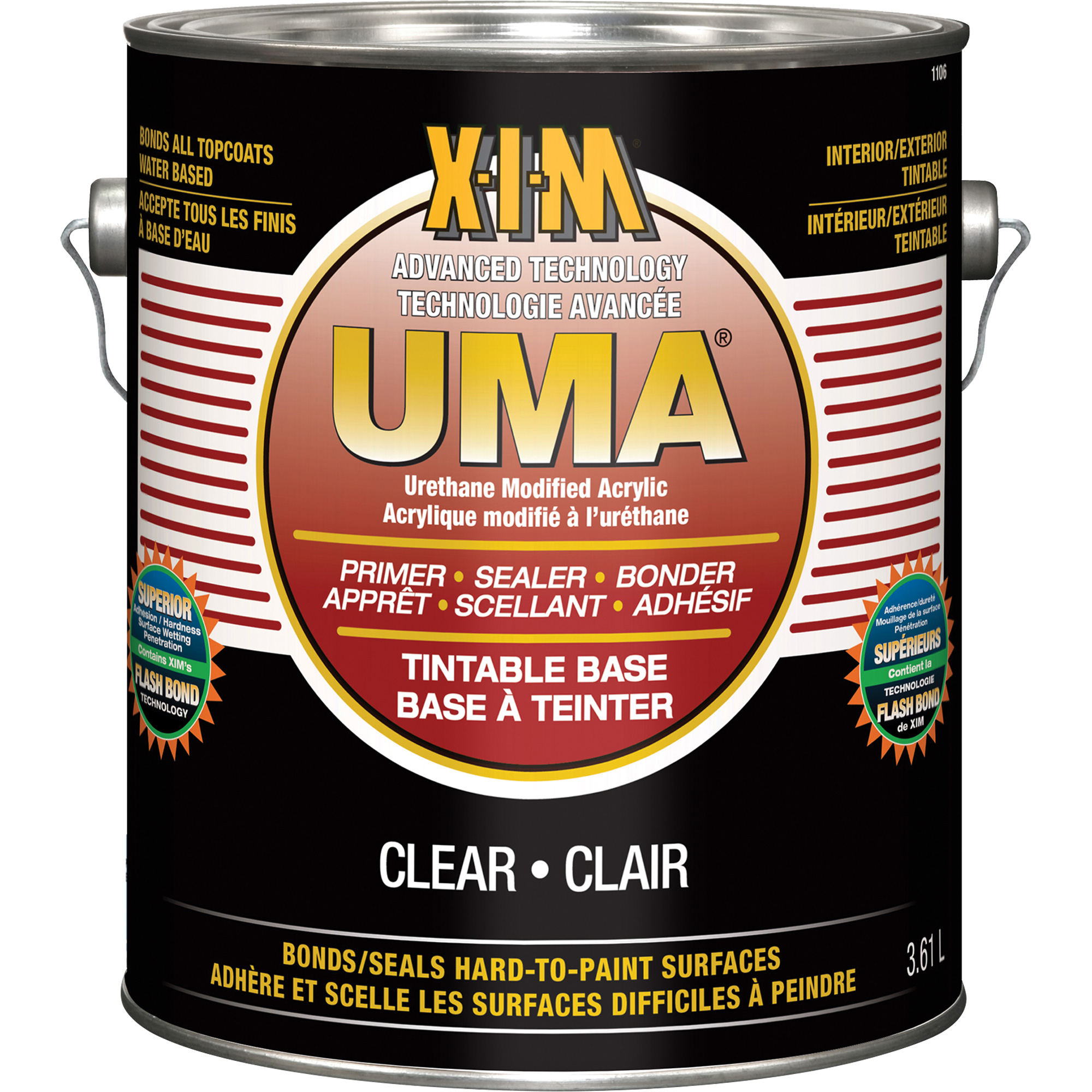 L’adhésif à technologie avancée UMAMD X-I-MMD, 3,61 L, Gallon, Blanc