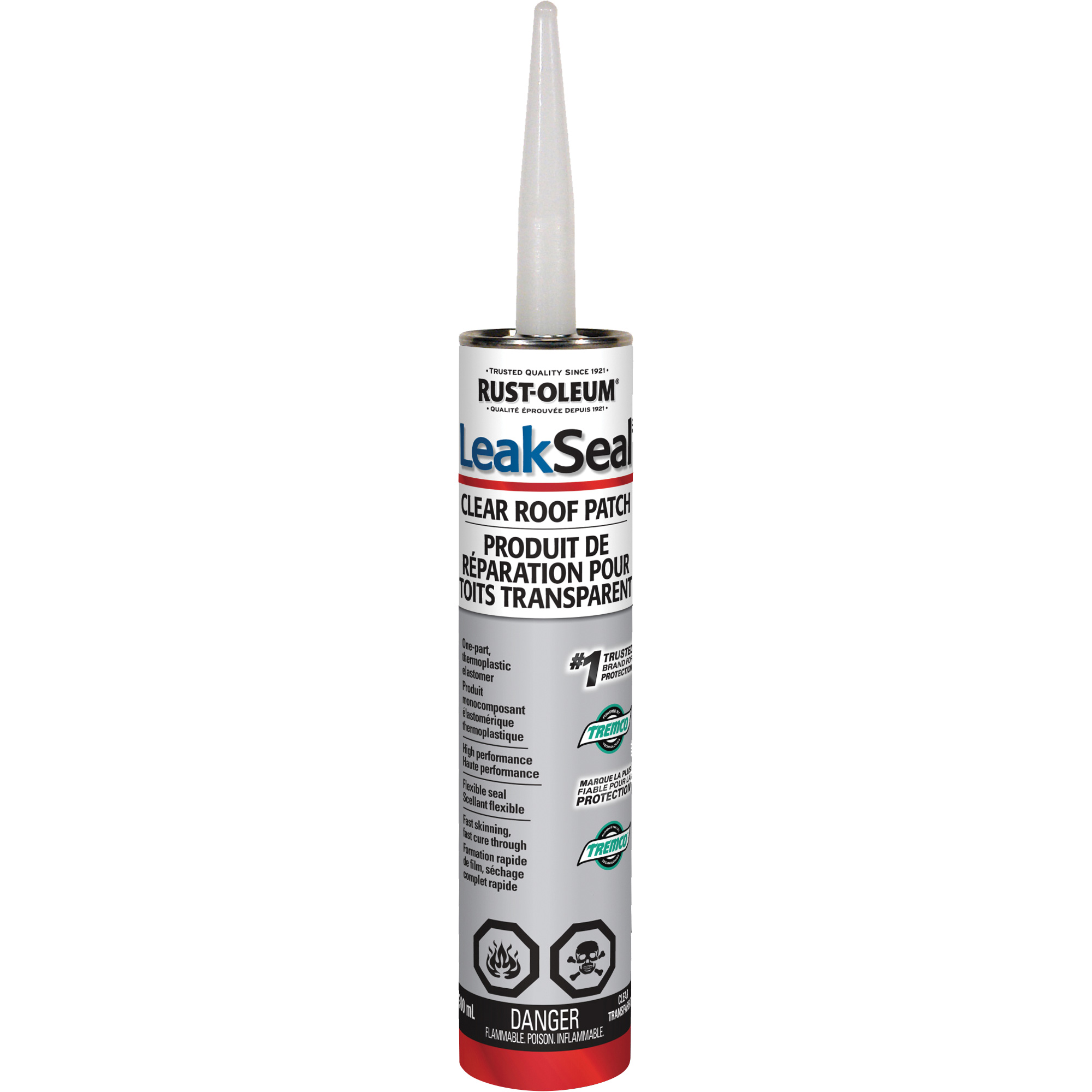 Matériau de réparation de toiture transparent LeakSealMD