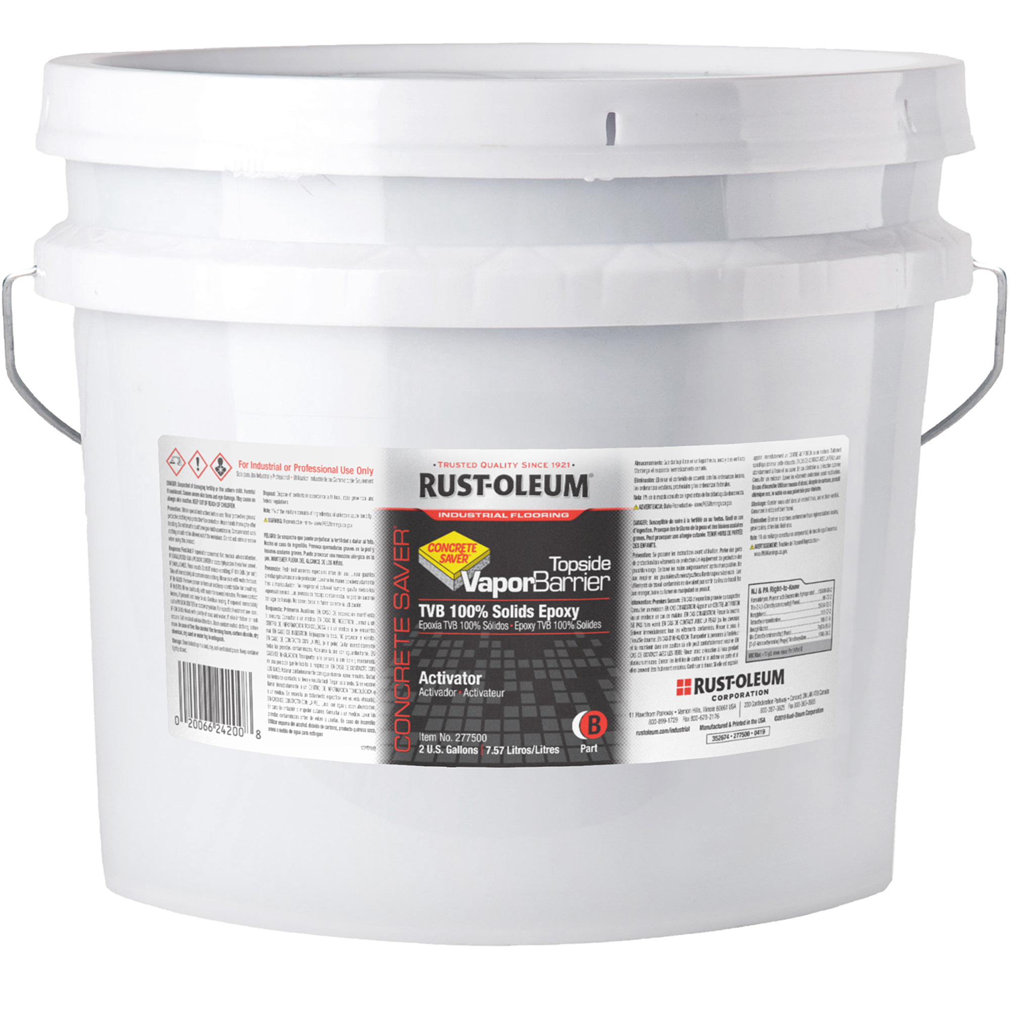 Pare-vapeur garnissant à 100 % Topside, 2 gal., Époxy, Transparent, Transparent