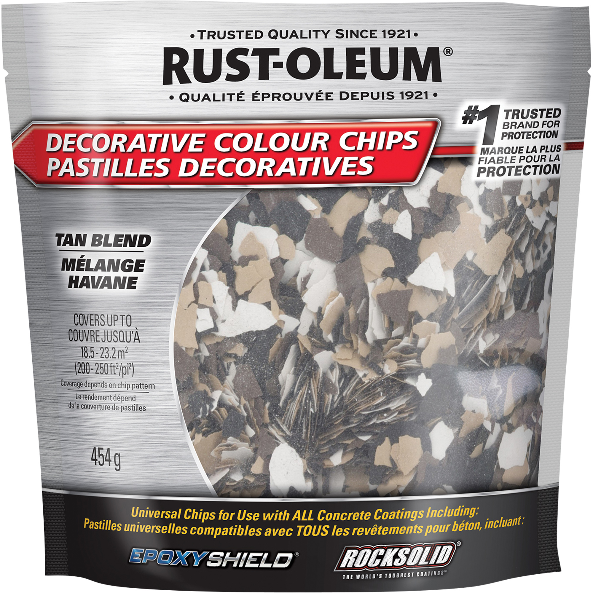 Pastilles de couleur décoratives, 474 g, Sac, Mélange havane