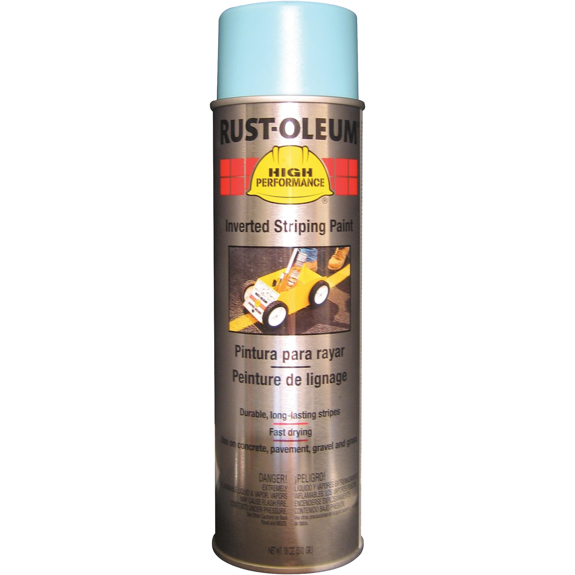 Peinture pour traçage de ligne inversée System 2300, Bleu, 18 oz, Canette aérosol
