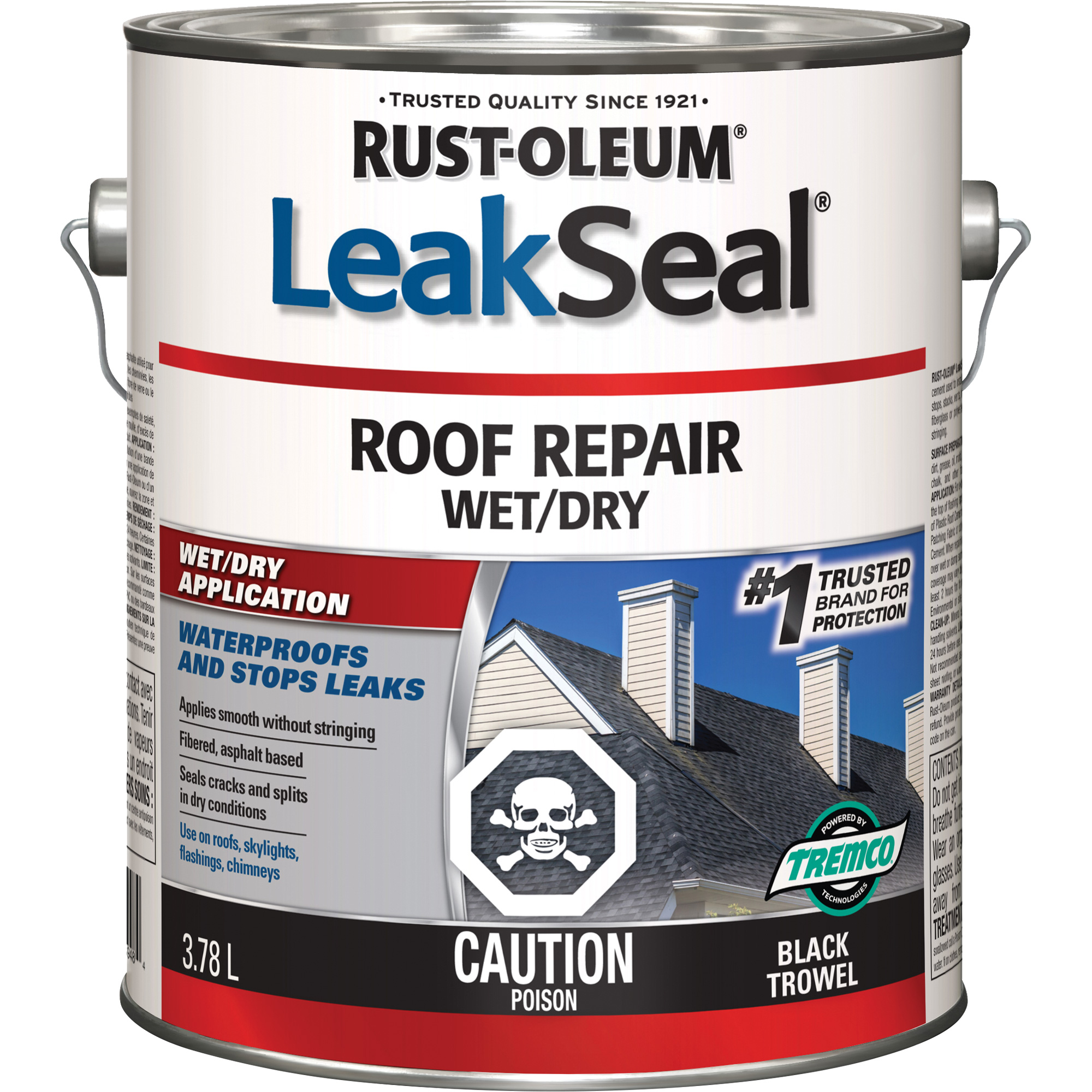Produit de réparation de toit sec/humide LeakSealMD