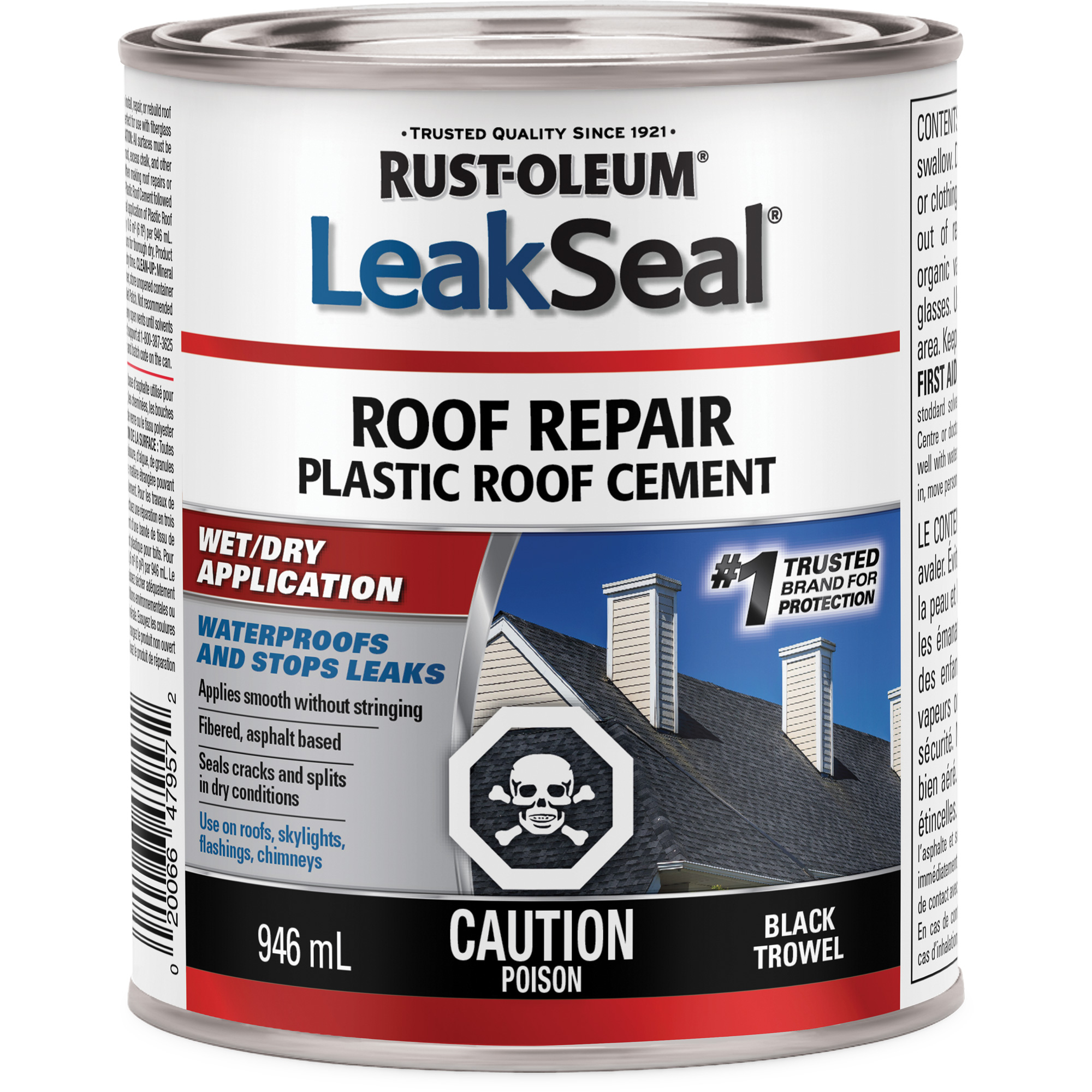 Produit de réparation de toit sec/humide LeakSealMD